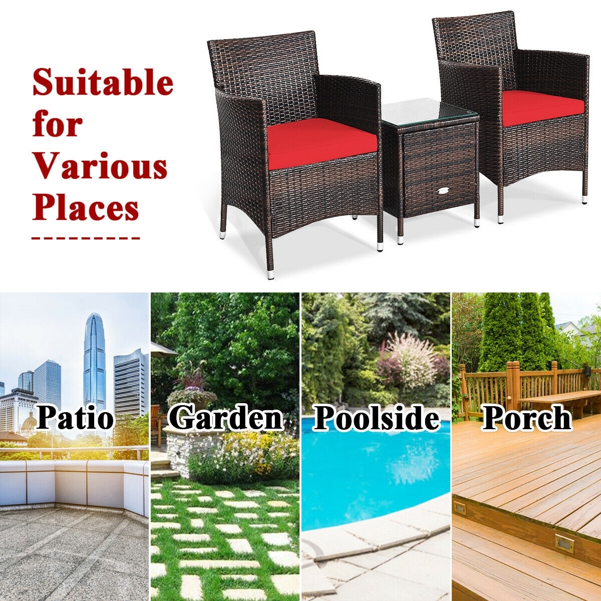 Volenca VOL-V497X9 Patio-Conversation-Sets - View #7