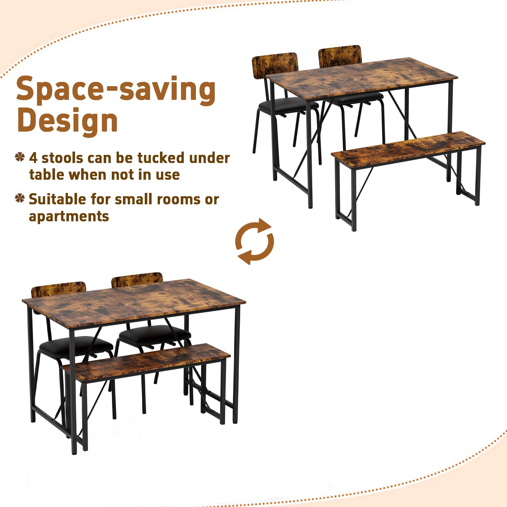 Sunrinx MG66-15-SN Dining-Sets - View #3