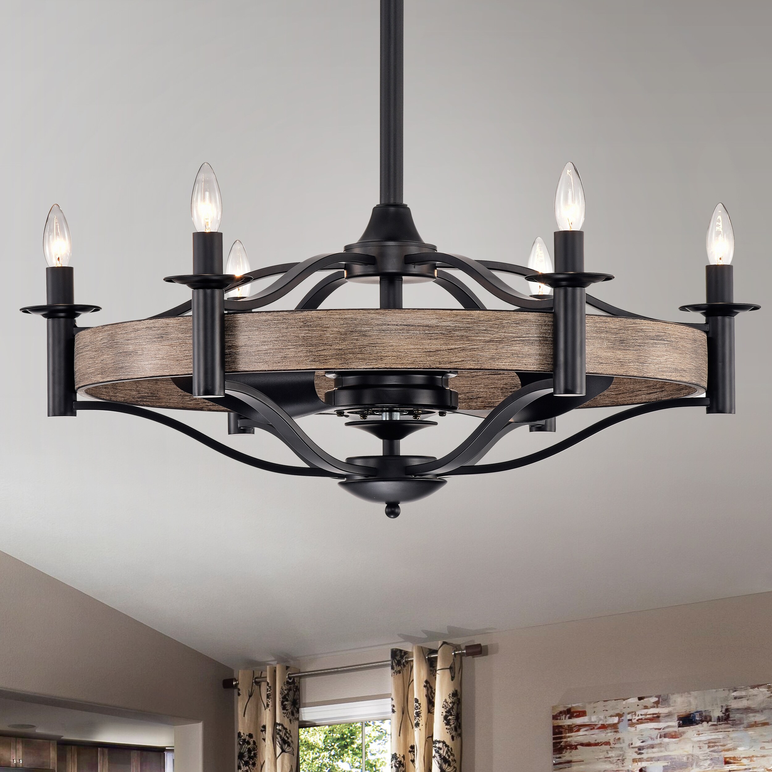 Home Accessories Inc CFL-8466IWG Ceiling-Fans - View #3