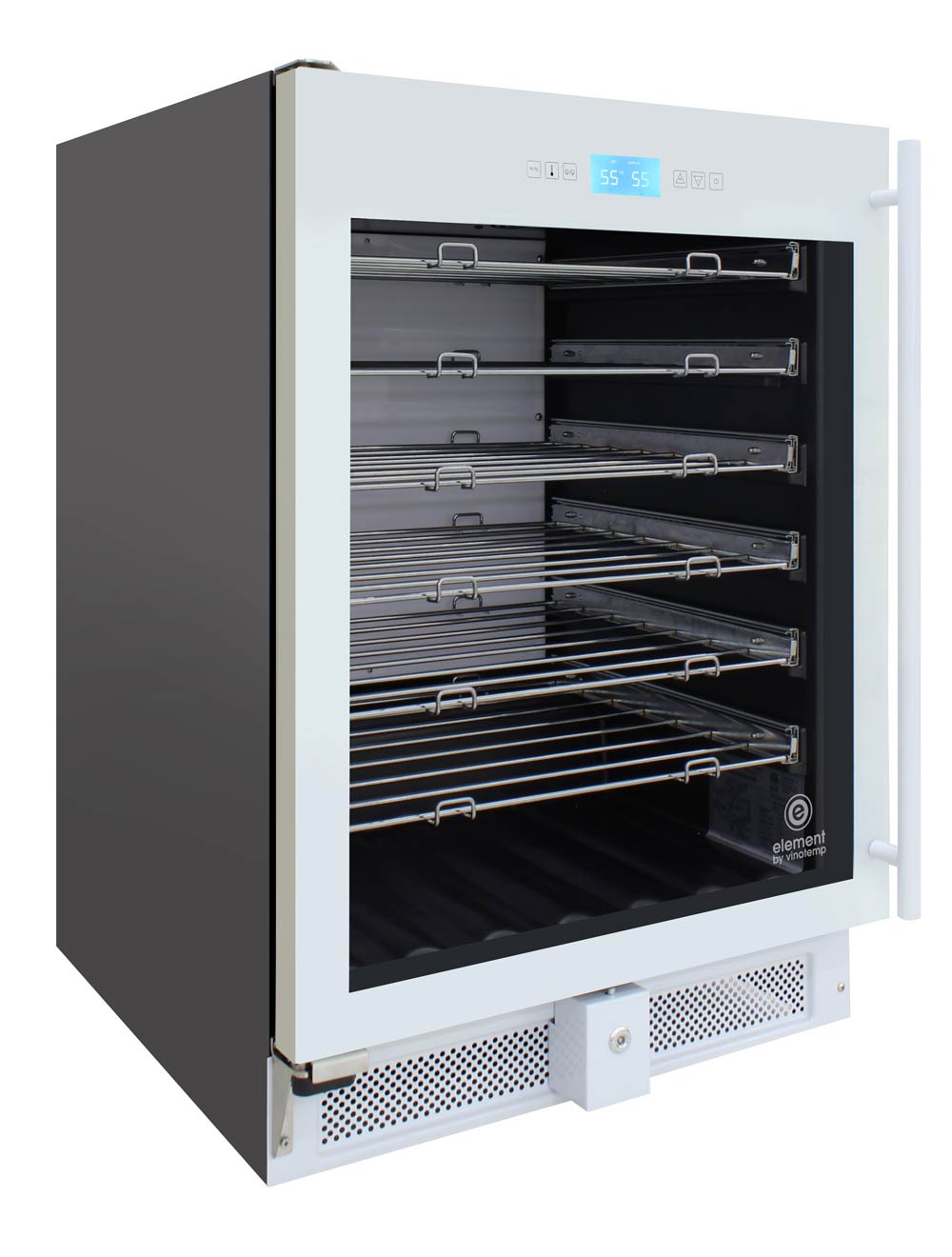 Vinotemp EL-WCU112-02 23.5-in W 41-Bottle Capacity White Built-In/freestanding Wine Cooler