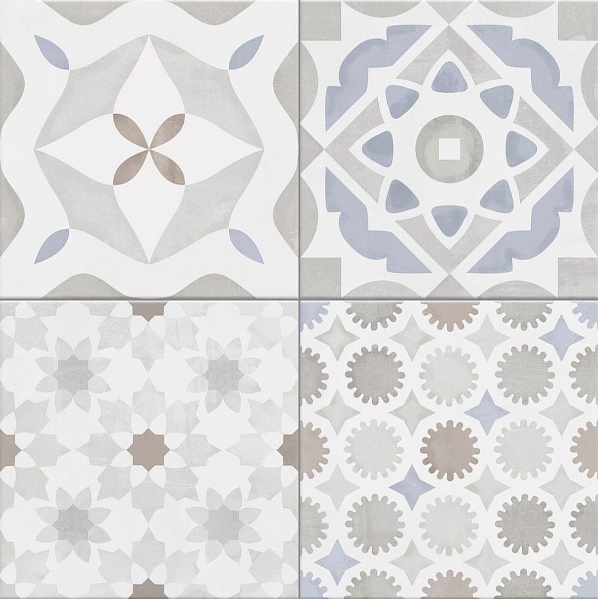 Giorbello G8867 Chiasmo Patterned 8-in x 8-in Matte Porcelain Standard Floor and Wall Tile ( 7.11-sq ft Carton )