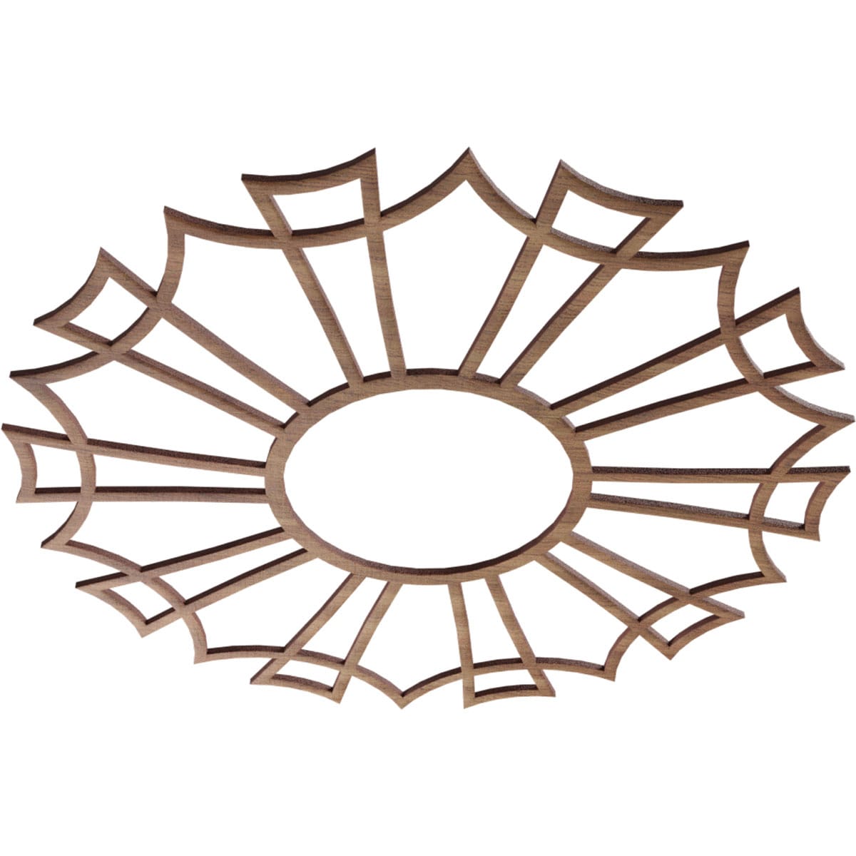 Ekena Millwork CMWP22X22X0250AUWA Ceiling-Medallions - View #2