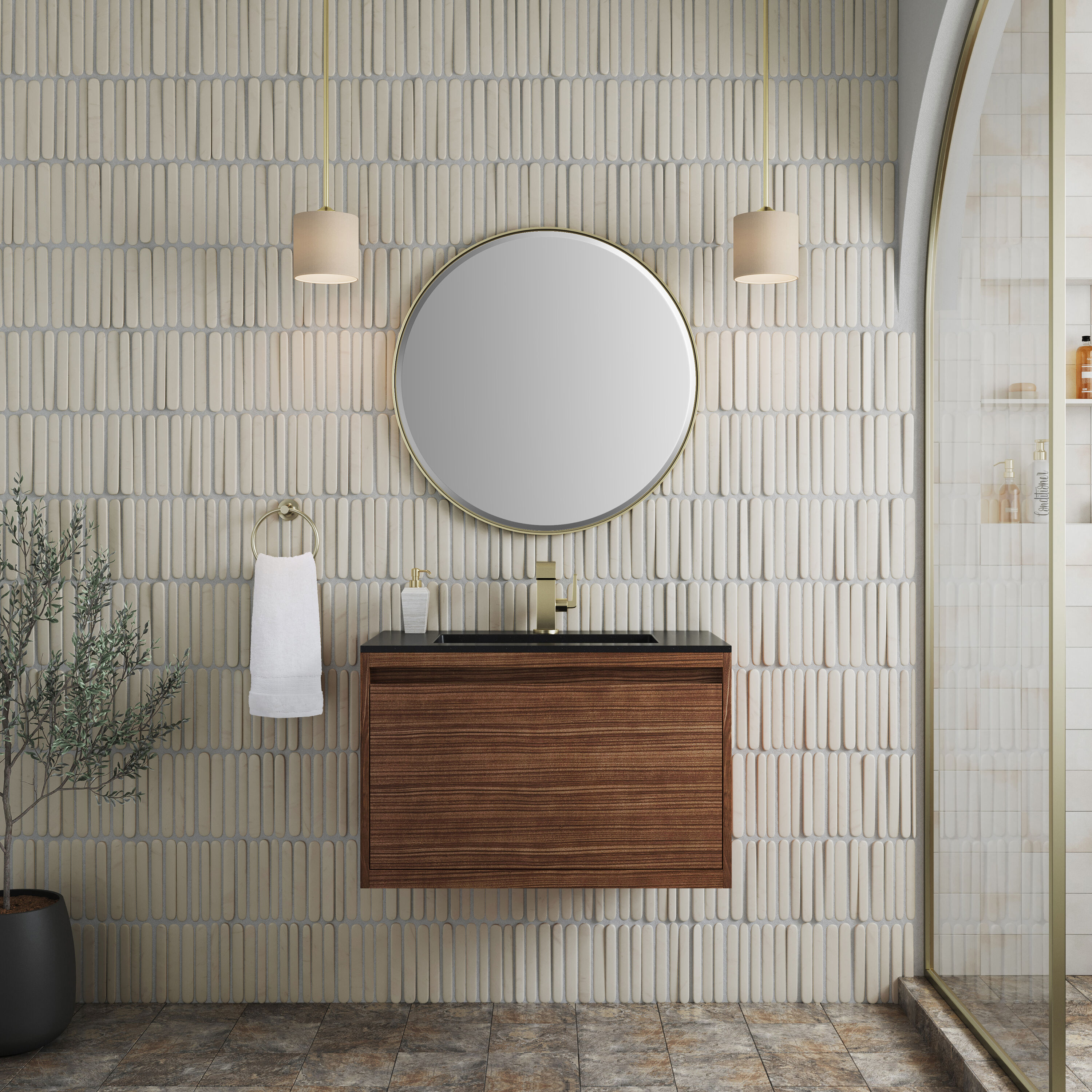 James Martin Vanities 805-V31.5-W-CB-CH Bath-Vanity-Combo - View #2