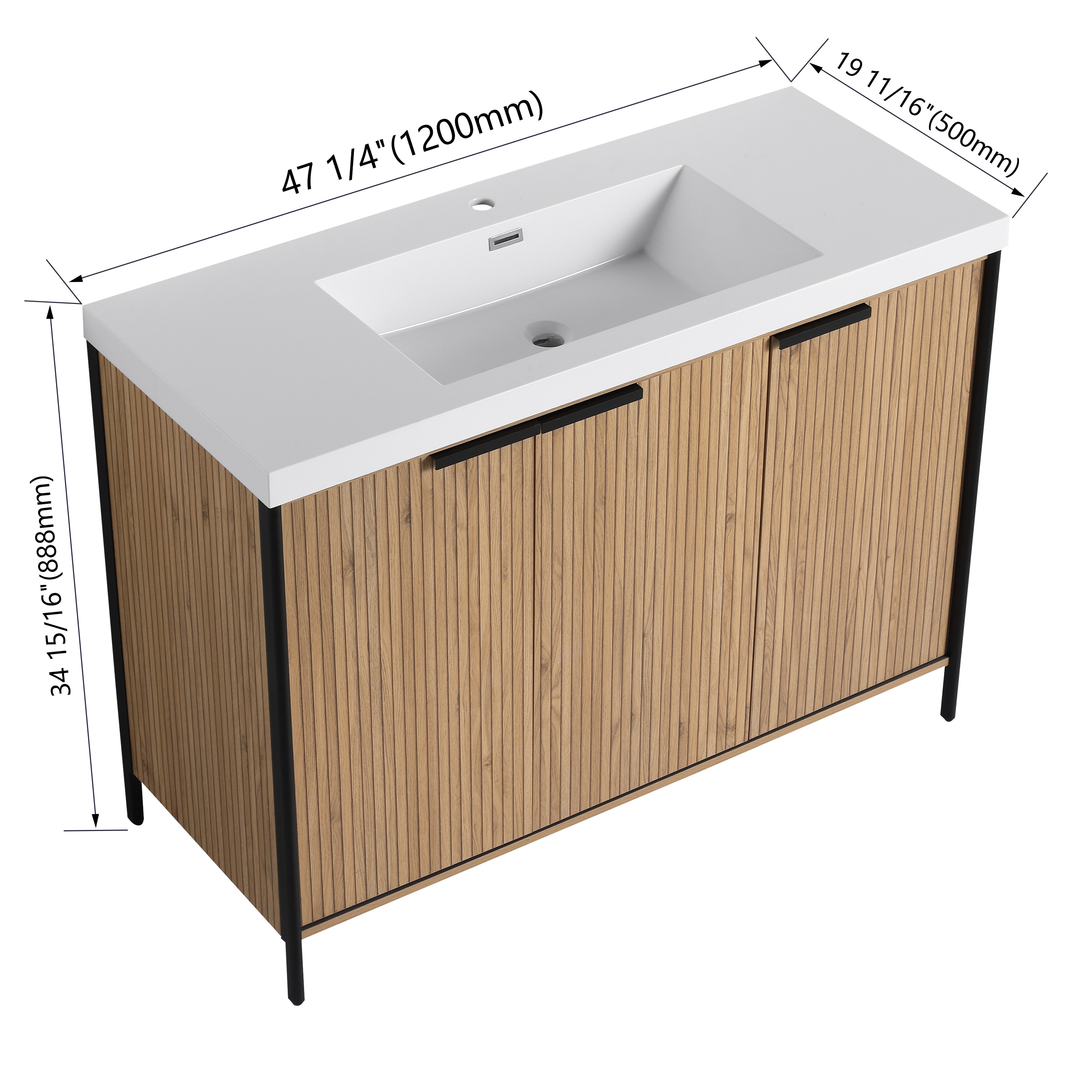 WELLFOR GLEM-46647 Bath-Vanity-Combo - View #5
