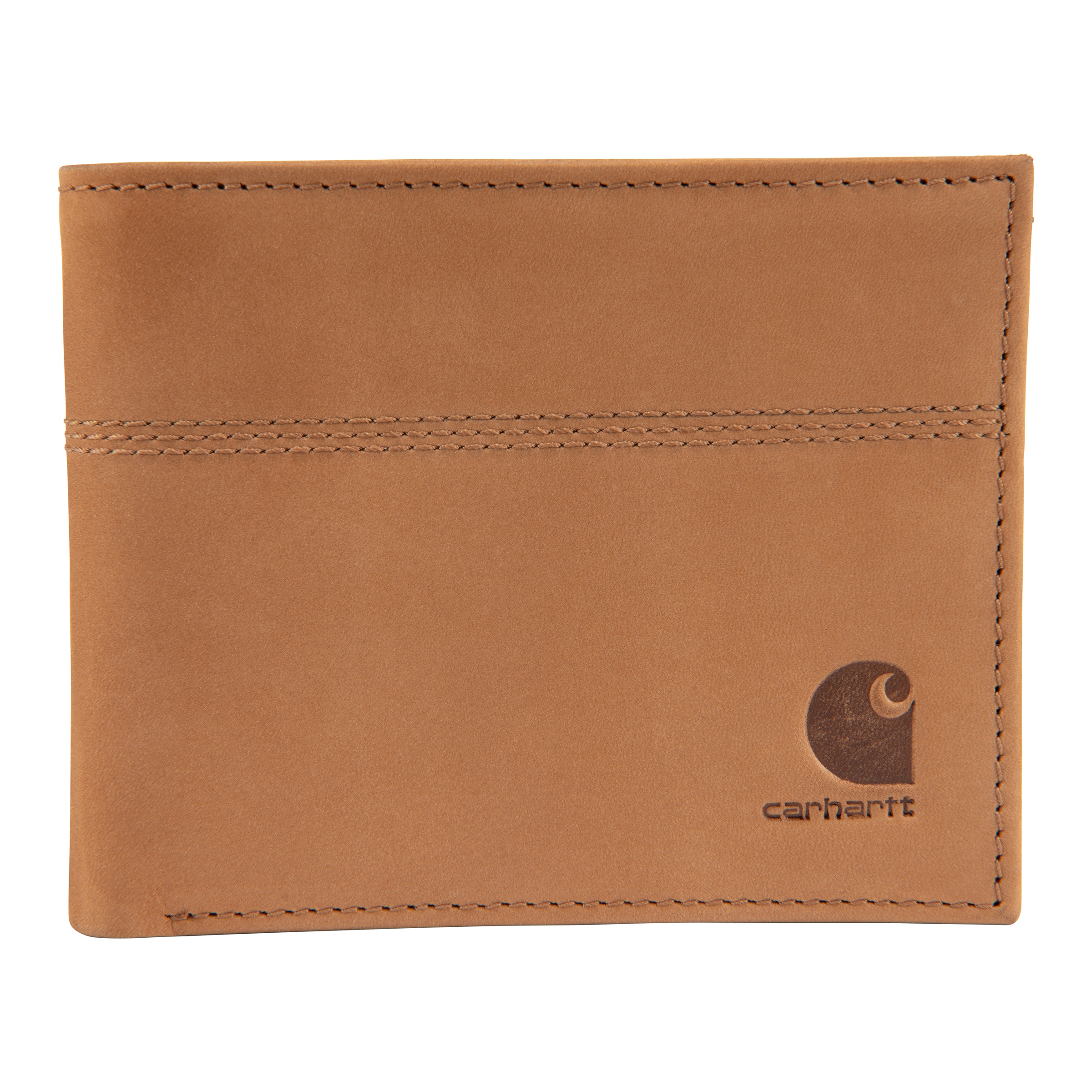 Carhartt B000020720199 1.57x5.12x5.12 Brown Leather Softshell Wallet