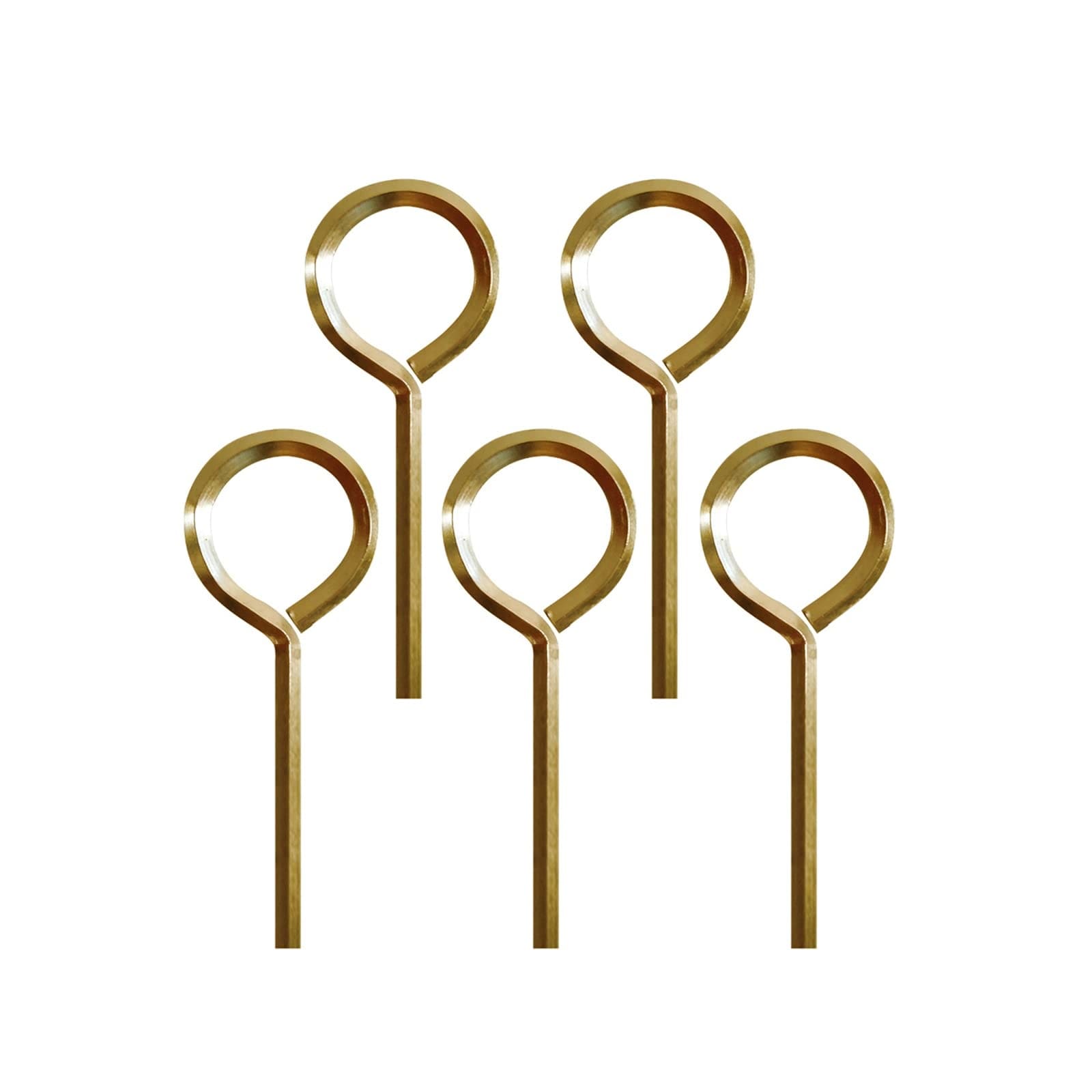 Etokfoks  1 8 Inch Standard Hex Handle Dogging Key Set Key ring Style End Torx Allen Wrench Key for Door Lock 5 Pack