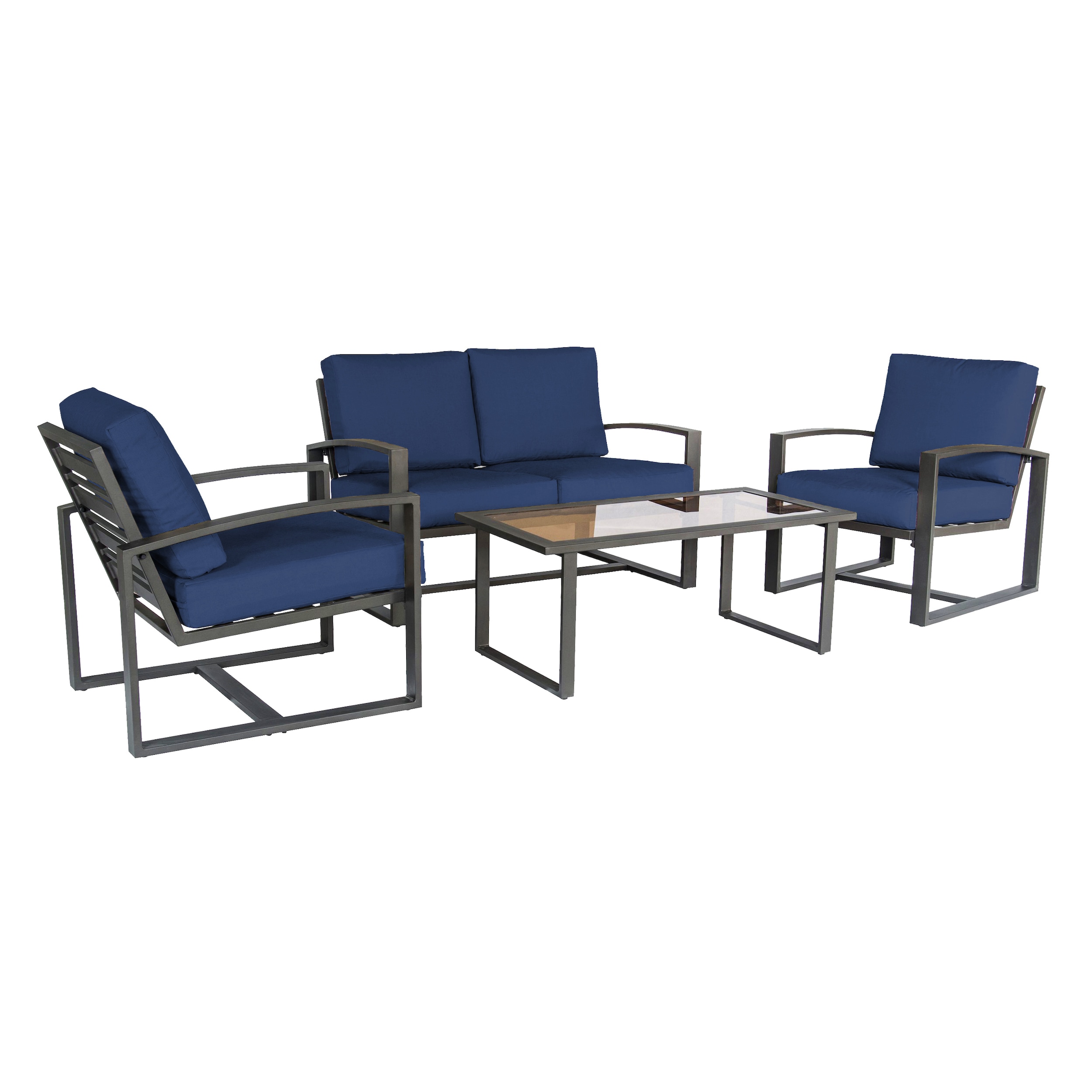 Leisure Made 967003-NVY Patio-Conversation-Sets - View #6
