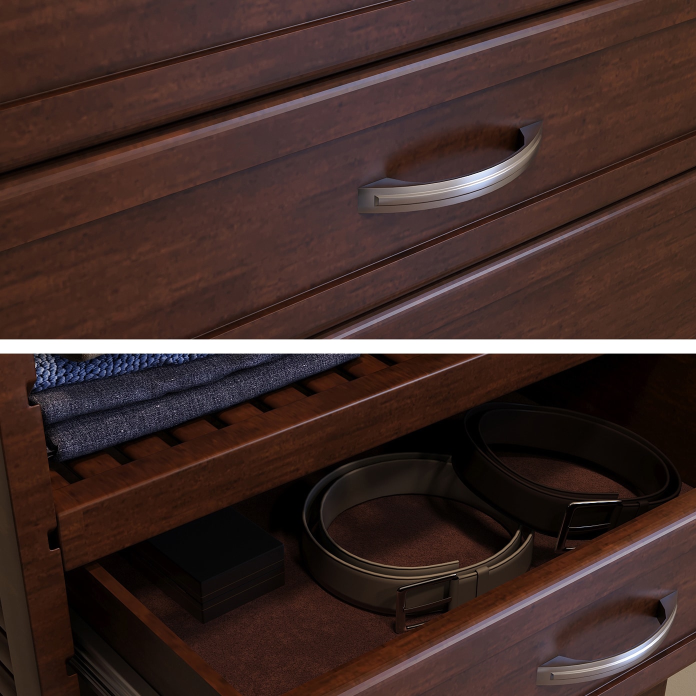 John Louis Home JLH-344SH-CH Wood-Closet-Kits - View #5