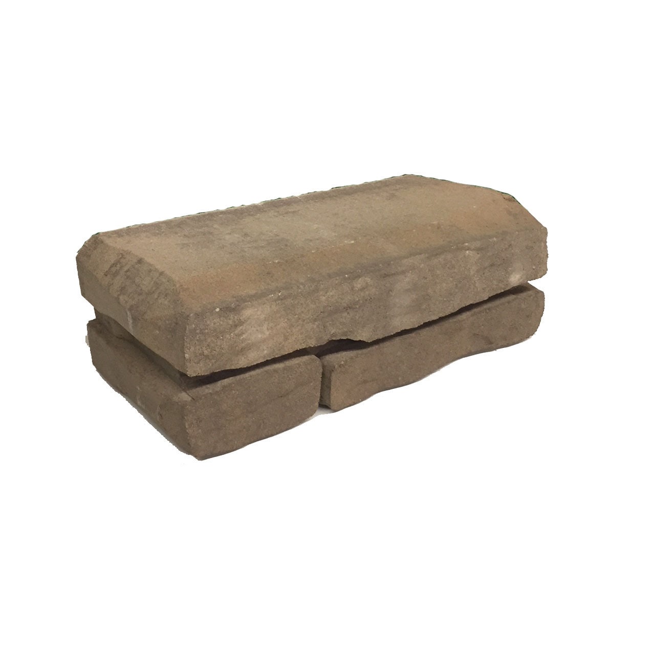 4-in H x 12-in L x 5.75-in D Quarry Wall Concrete Retaining Wall Block in Brown | - Belgard 16205231
