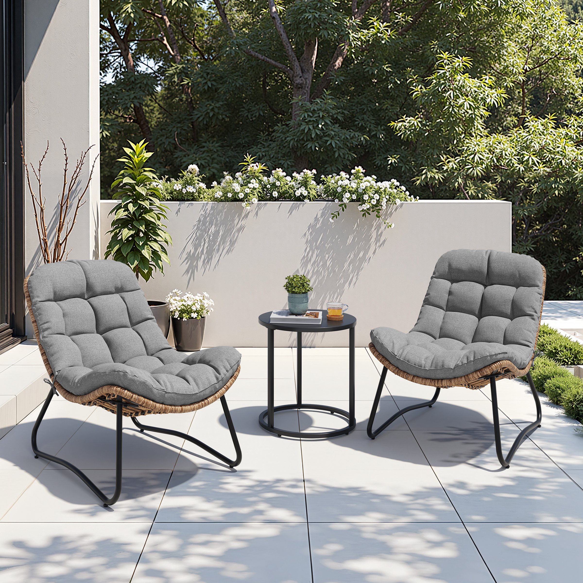 Crestlive Products CL-LS002BLK-2 Patio-Chairs - View #2