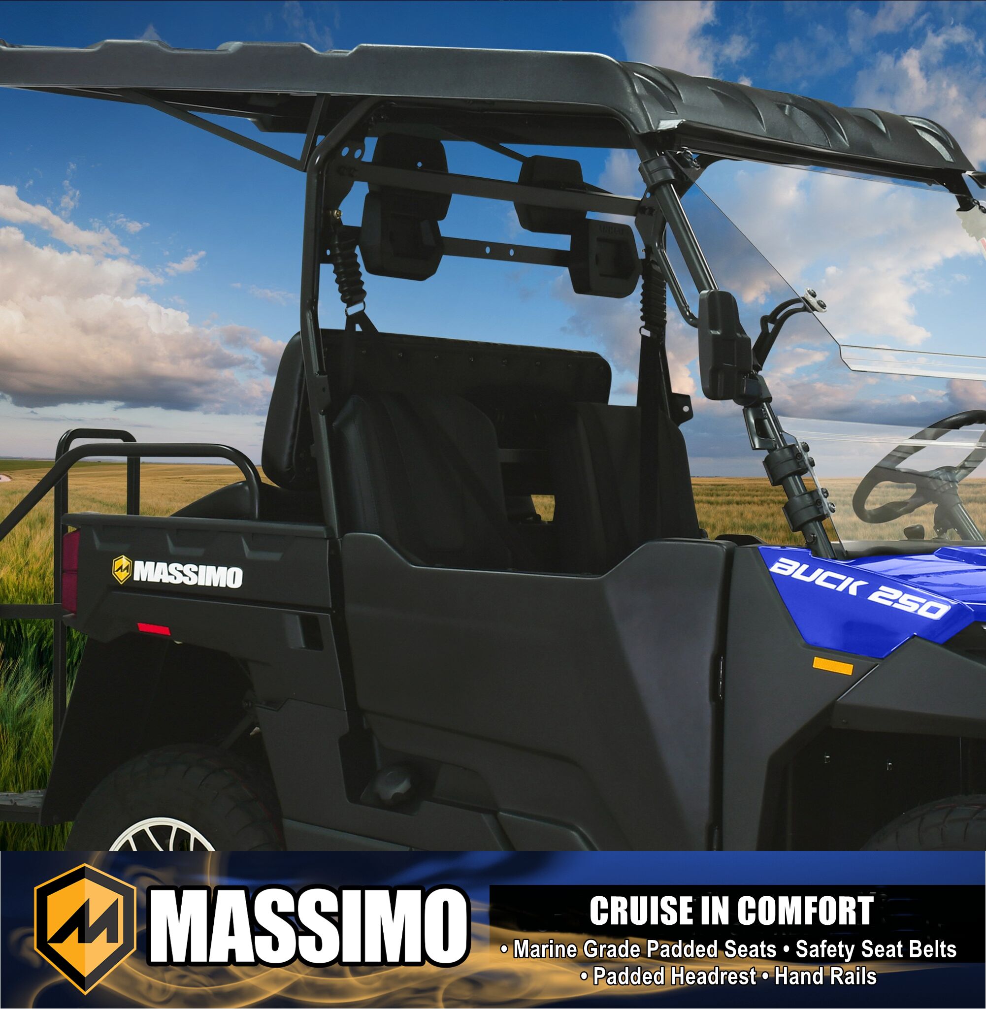 Massimo MM-BK250X-BL Motorized-Vehicles - View #4