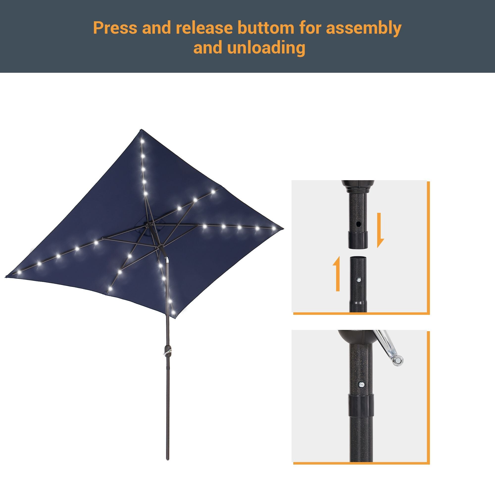 Sonkuki SD-127L-LED Umbrellas-2 - View #7