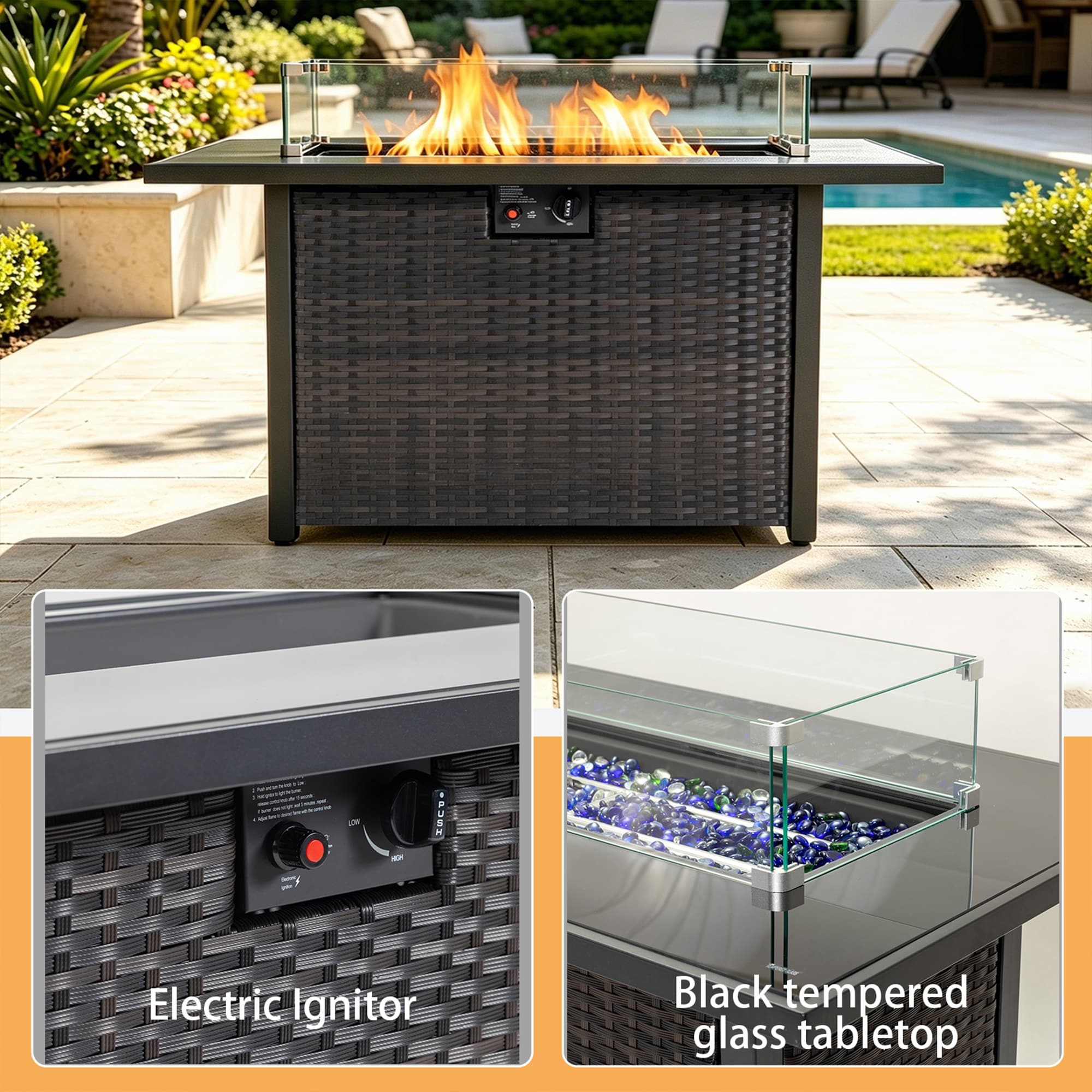 Fun Orange FUN26GP06 Outdoor-Gas-Firepits - View #3