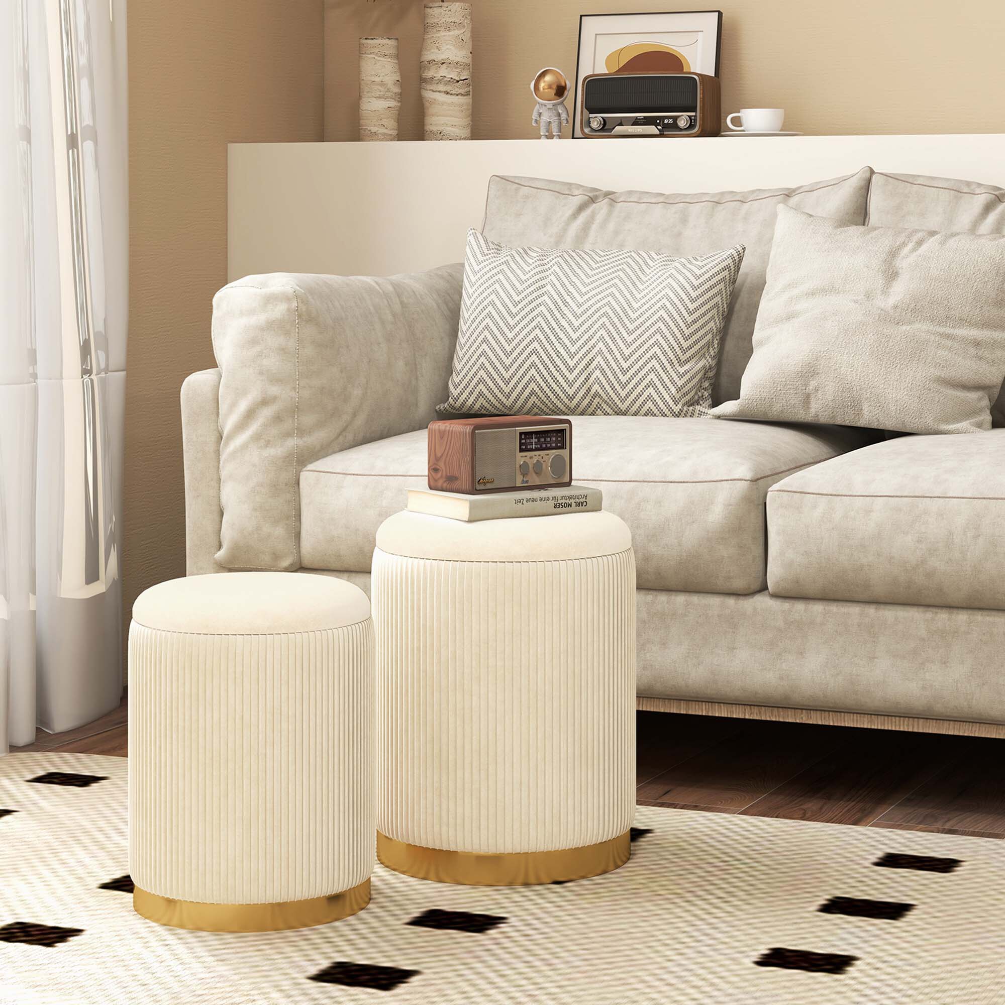 Costway HCST00726 Indoor-Ottomans - View #7