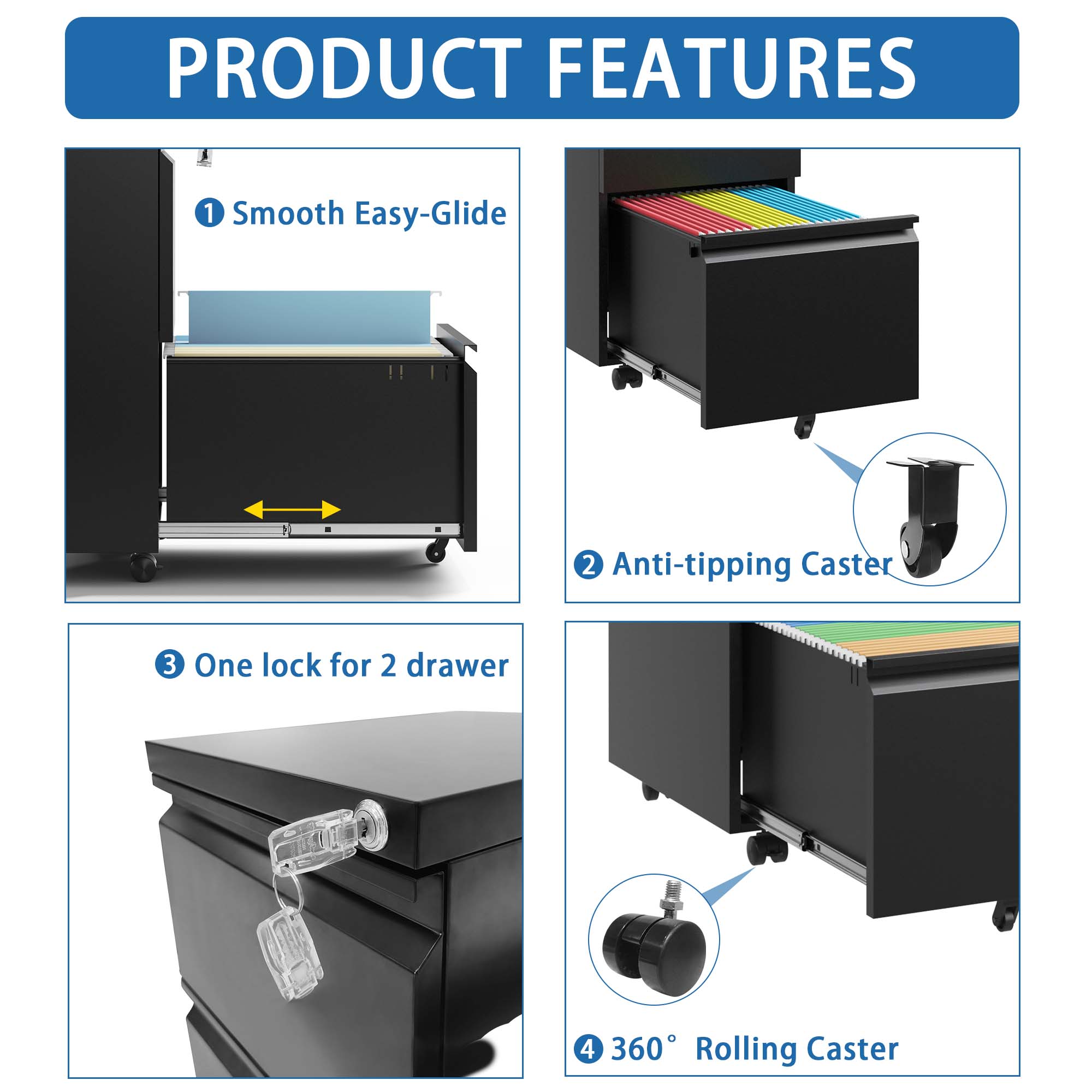 Siavonce XH71197 Storage-Cabinets - View #3
