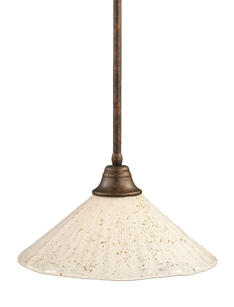  LWTK004963 Divina Bronze Transitional Bowl Hanging Pendant Light