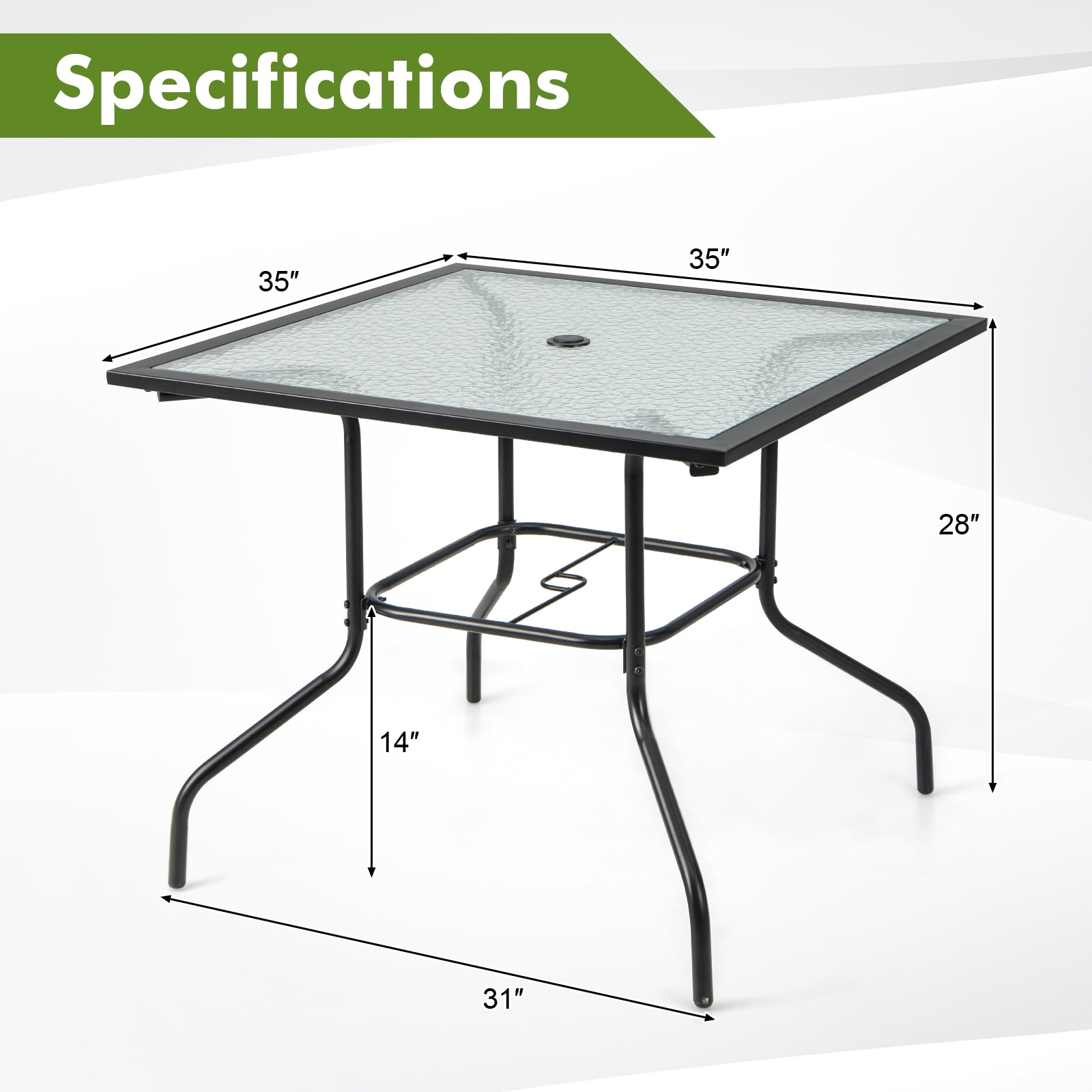 Forclover FBR-1211 Patio-Tables - View #3