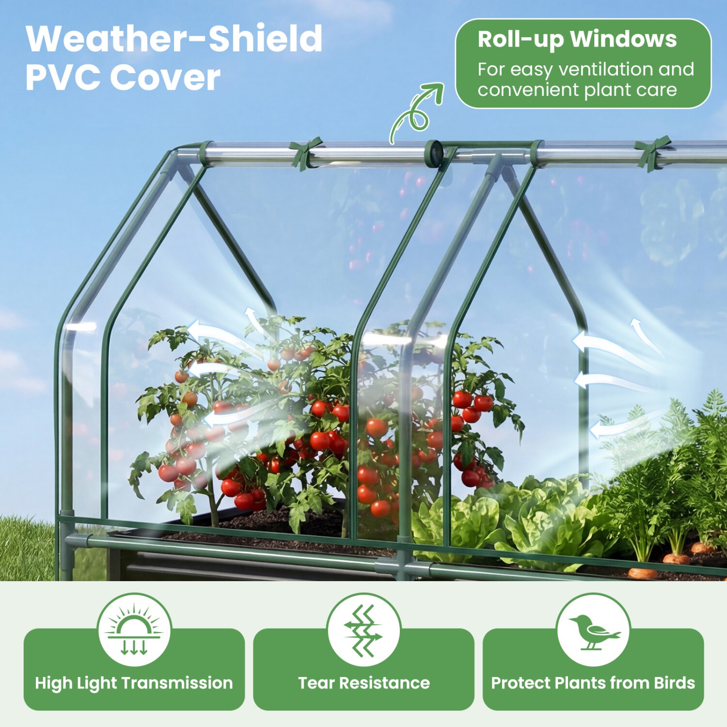 Slickblue D-CO-KB4864TG Raised-Garden-Beds - View #7