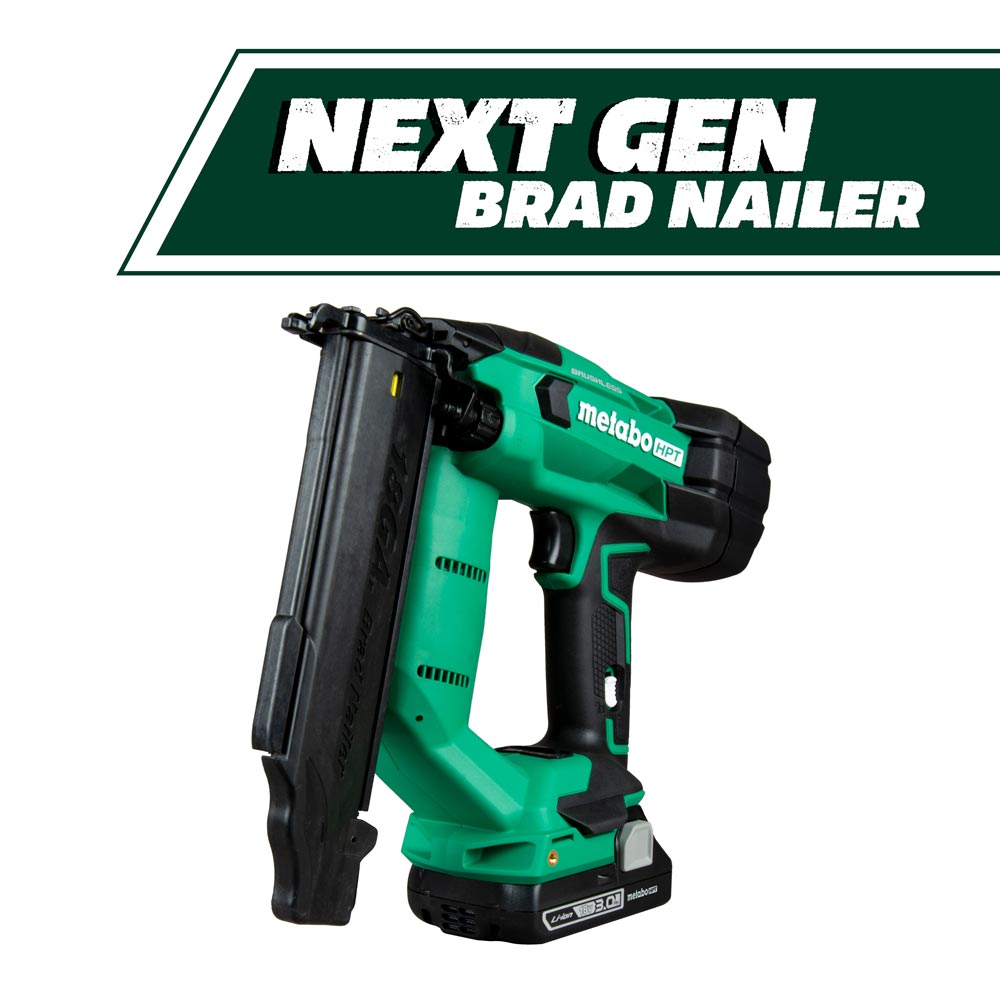 Shop Metabo HPT MultiVolt 18-Gauge 18-volt Cordless Brad Nailer With ...