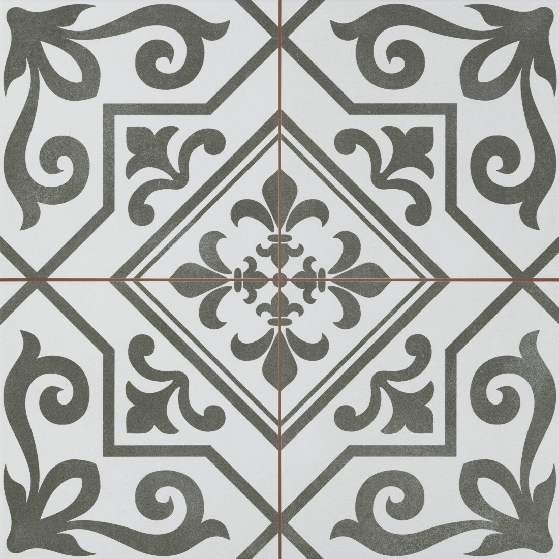 Emser F26NOSTEP1818 Nostalgia 5-Pack Epic 18-in x 18-in Matte Ceramic Patterned Floor and Wall Tile
