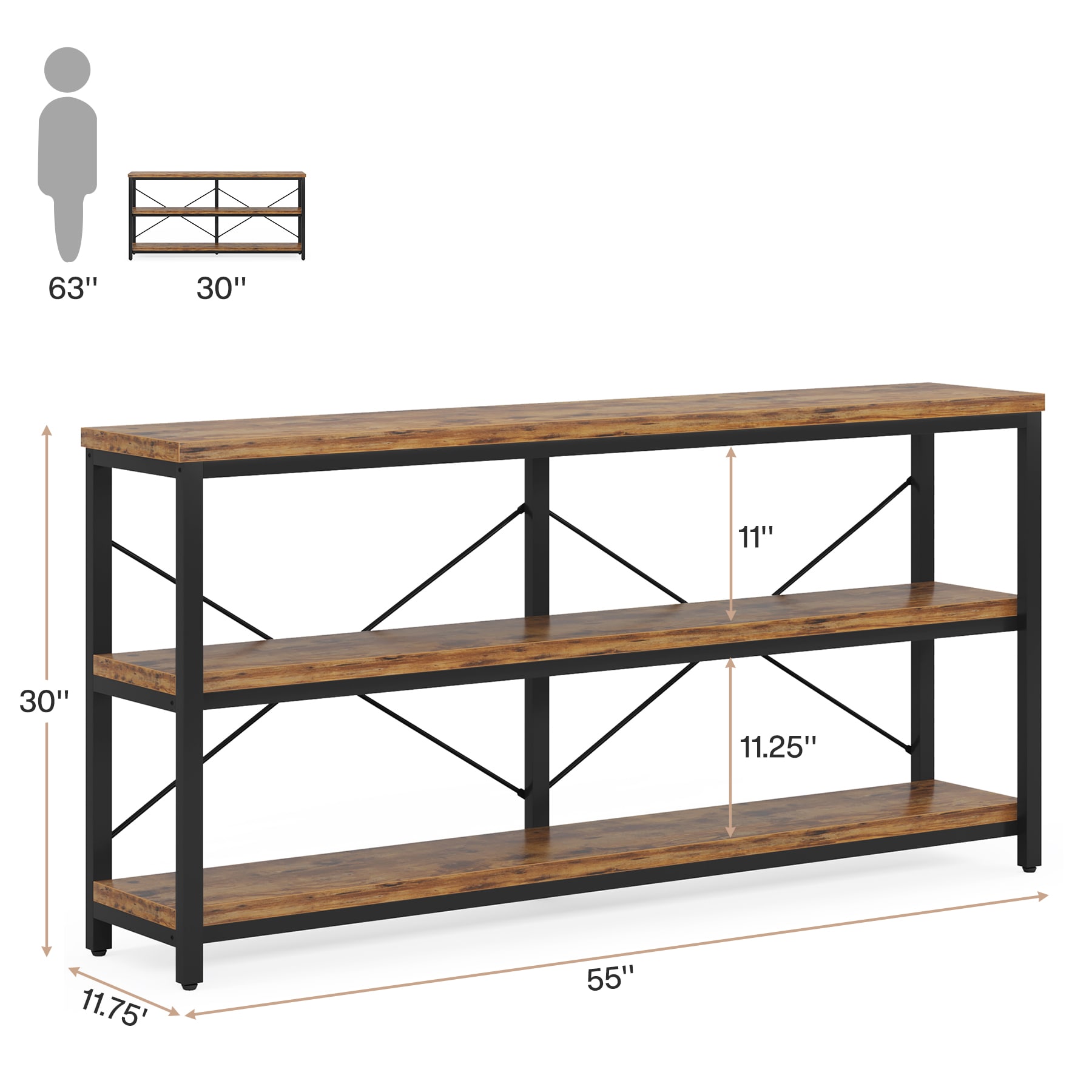 Tribesigns LWFD-U0119 Console-Sofa-Tables - View #5