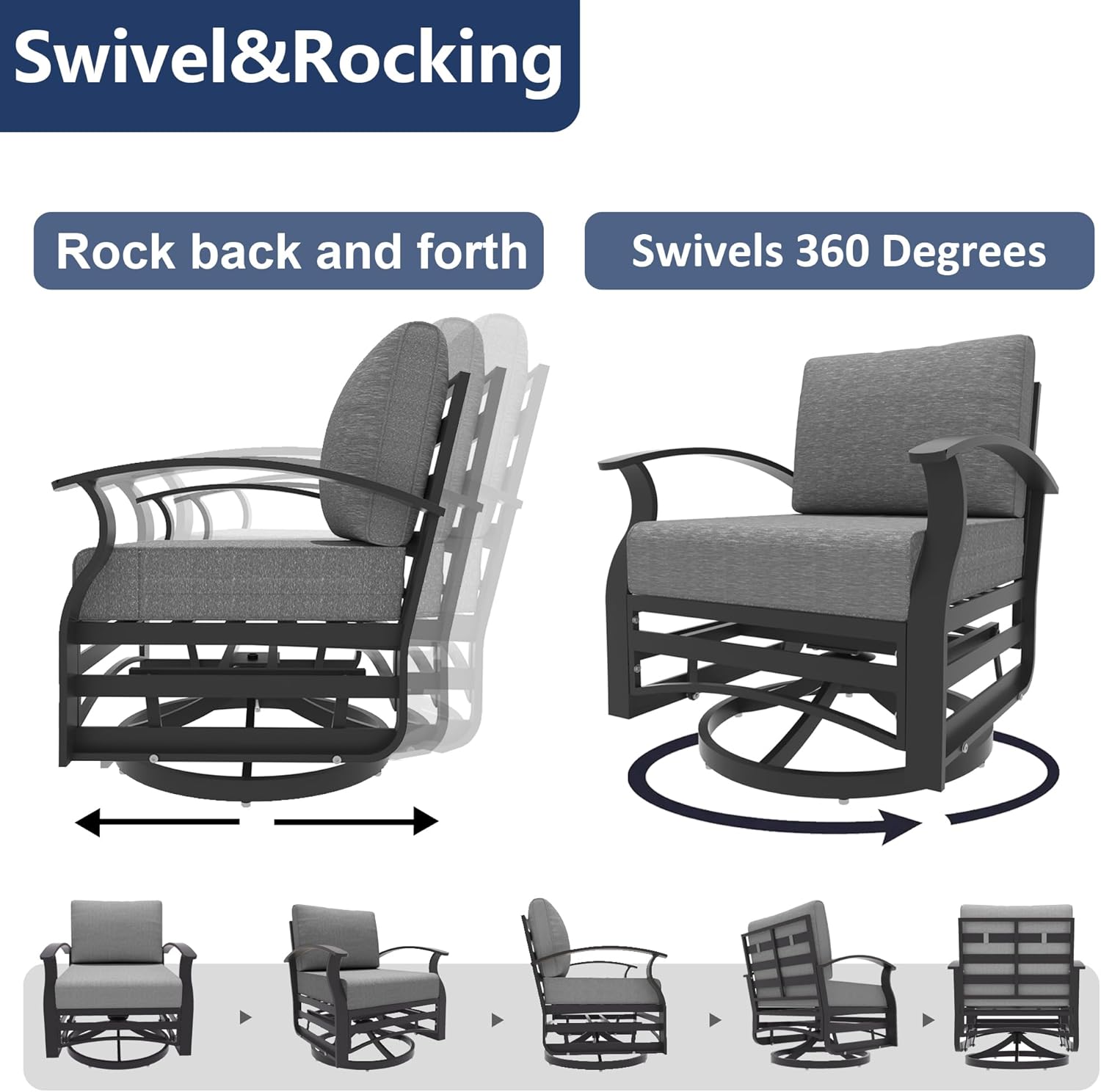 ALAULM LS-ASR-GREY Patio-Chairs - View #7