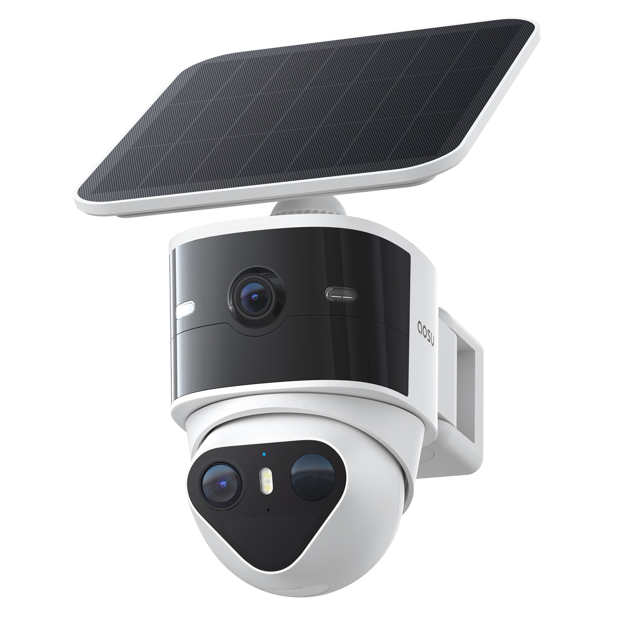 Aosu SolarCam T2 Pro Outdoor 1 -Channel 1 -Camera 2K Solar SD (not included) Security Camera System