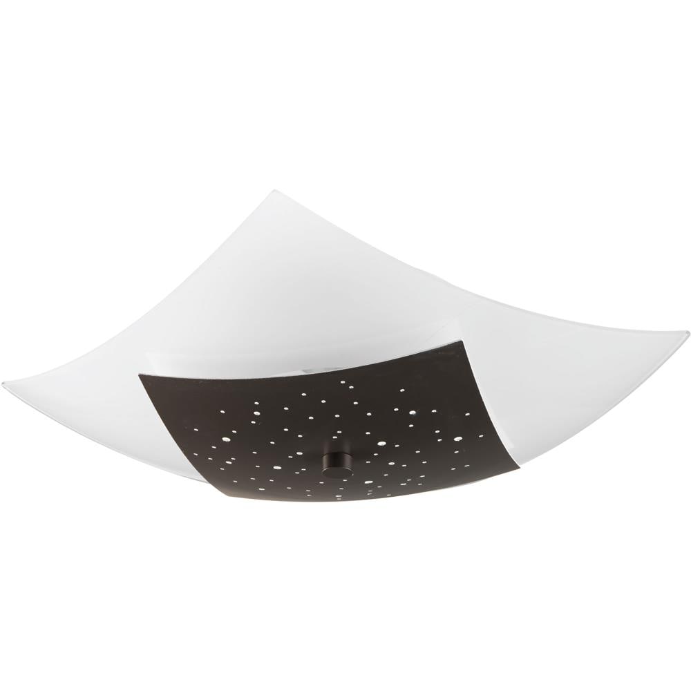 Progress Lighting P2333-14330K9 Beyond 1-Light 10.5-in Graphite LED Flush Mount Light ENERGY STAR