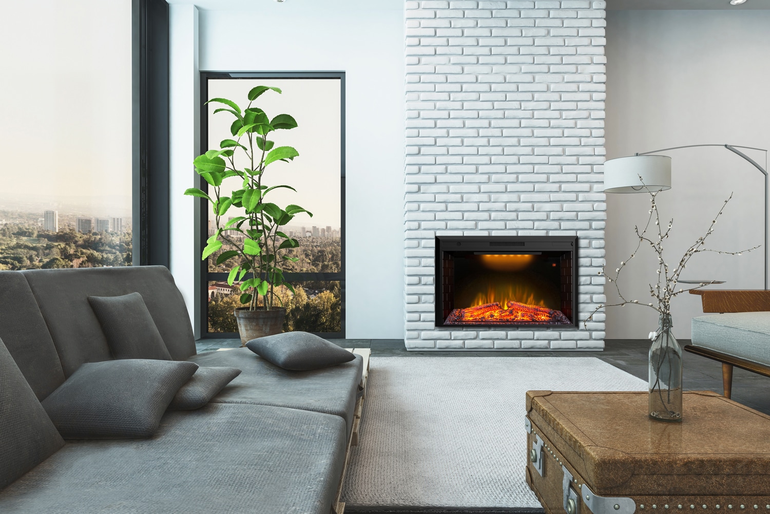 Clihome VL-EF40T Electric-Fireplaces - View #5
