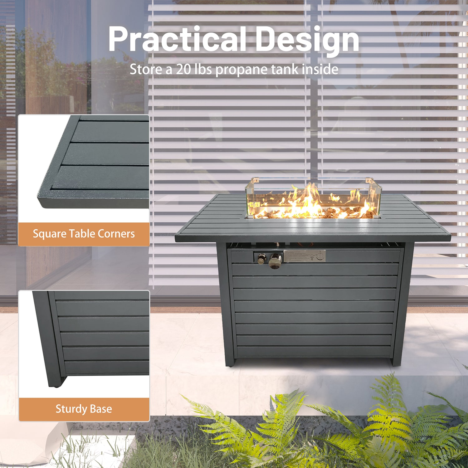 Mondawe MO-LS42401 Outdoor-Gas-Firepits - View #2