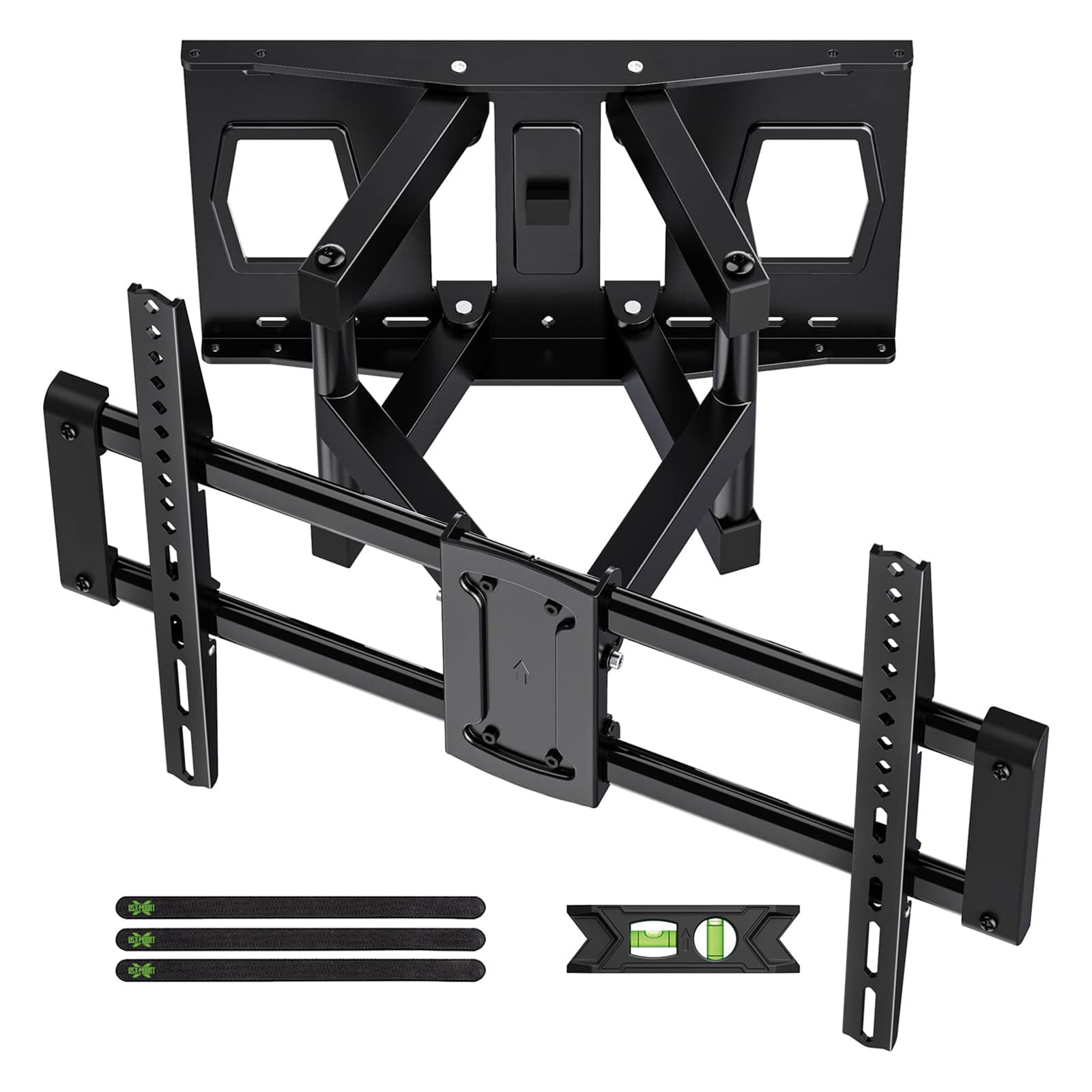 Etokfoks  Full Motion TV Wall Mount for 42-84 Inch TVs Holds 120lbs Max VESA 600x400mm Swivel Bracket with Dual Articulating Arms
