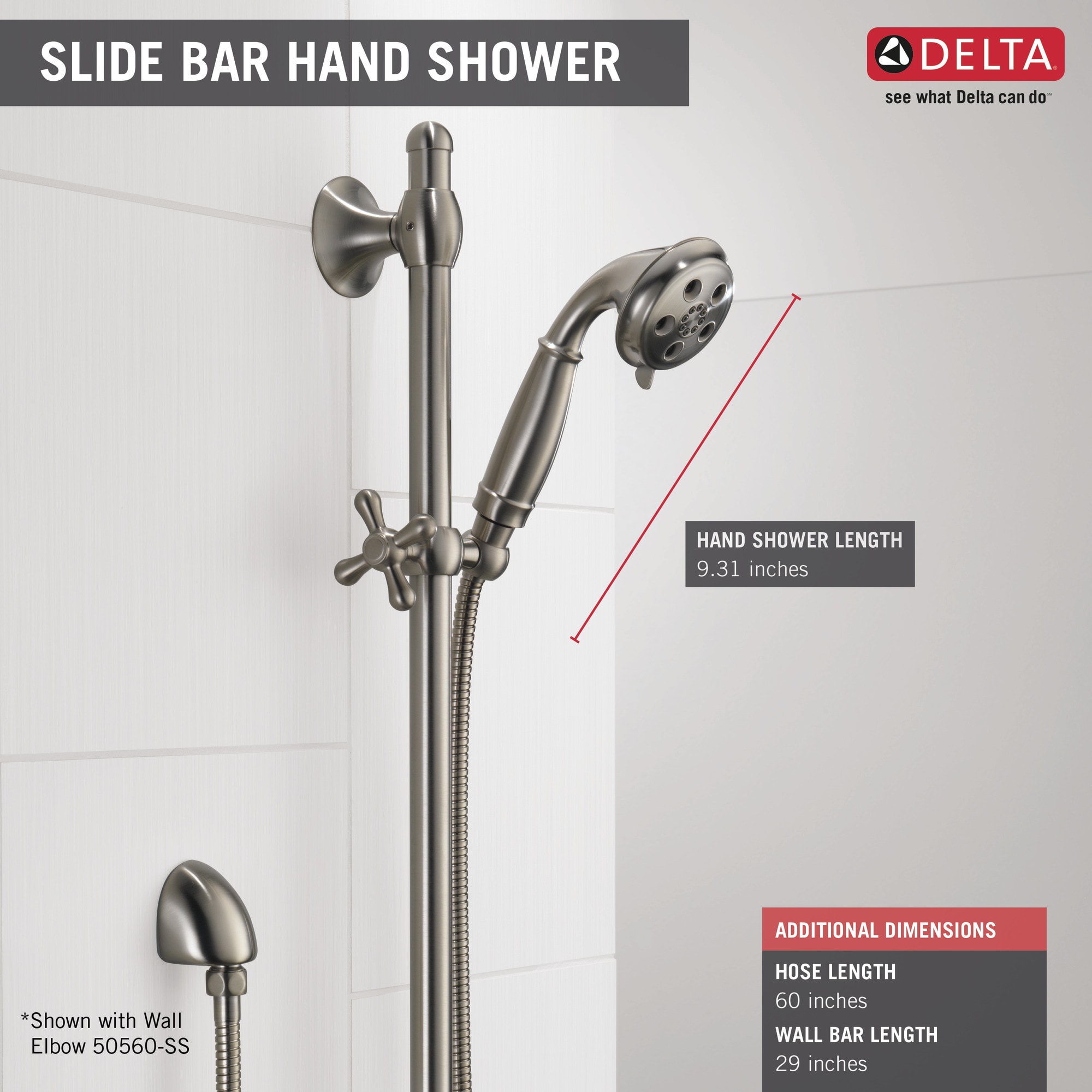 Delta 51308-SS Fixed-Showerhead - View #3