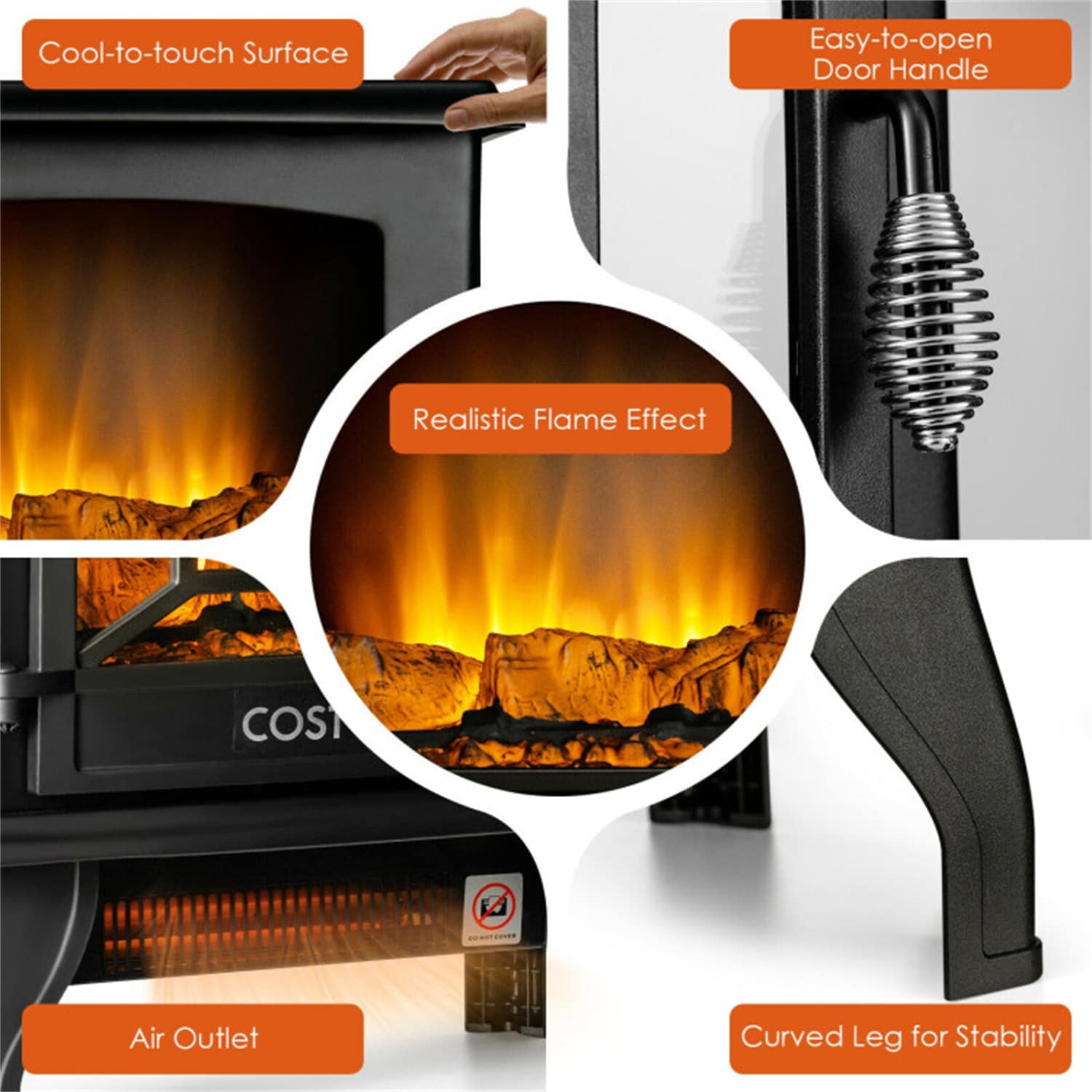 BABOOM BOM-60US-BN-CO Electric-Fireplaces - View #10