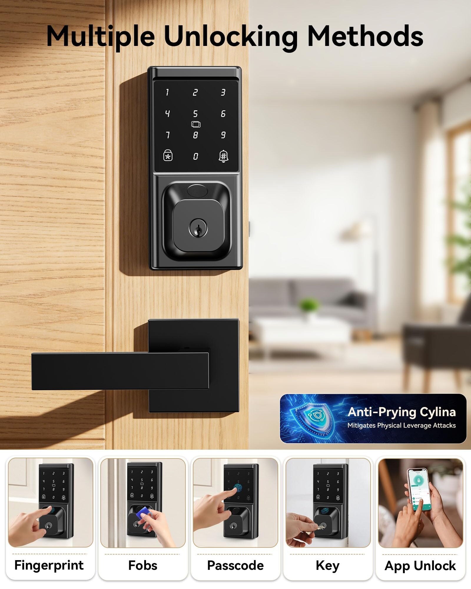 Phyfalip LPF0502T17 Electronic-Door-Locks - View #2