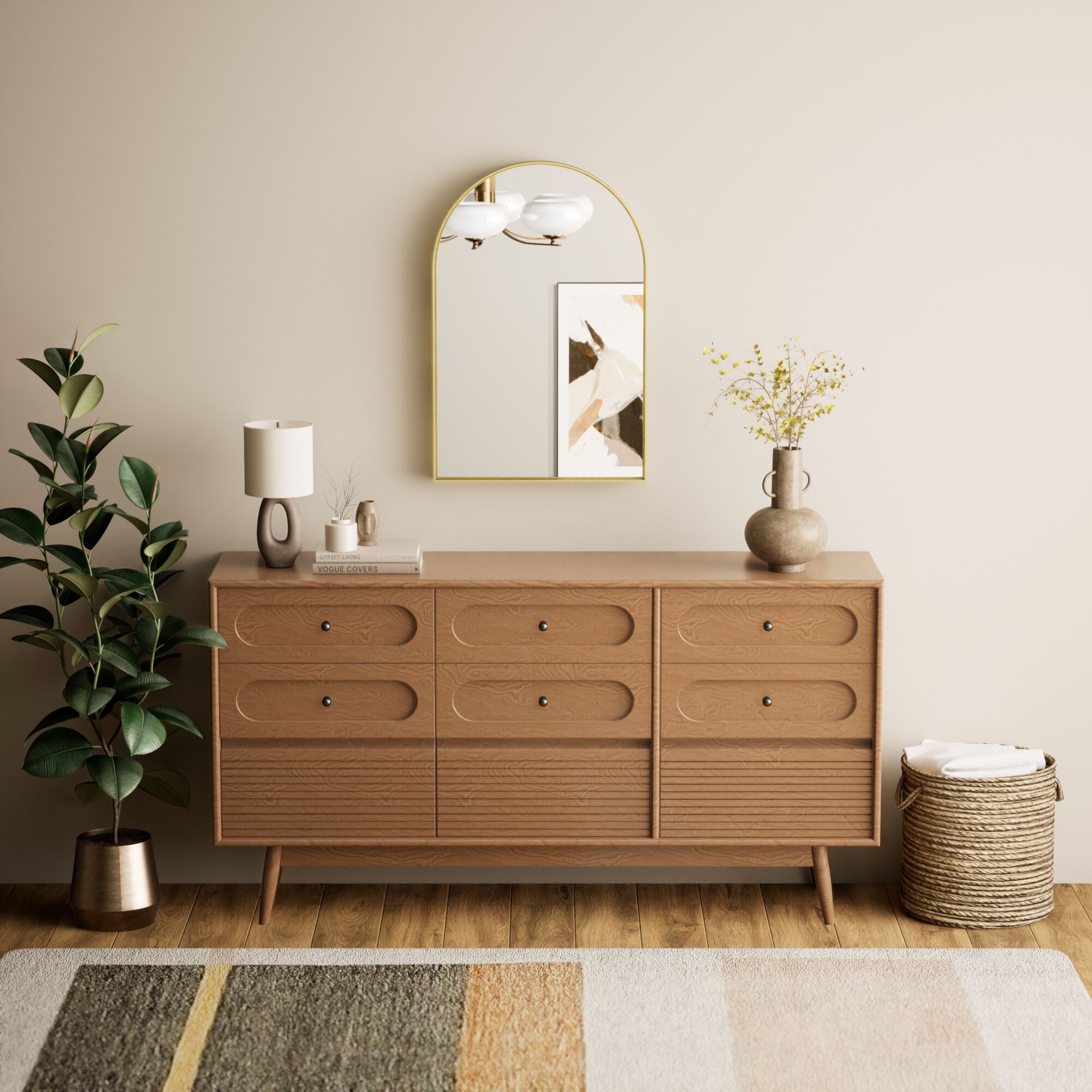 Keonjinn LW-JZ-CXFJ-5076-GD Decor-Mirrors - View #2