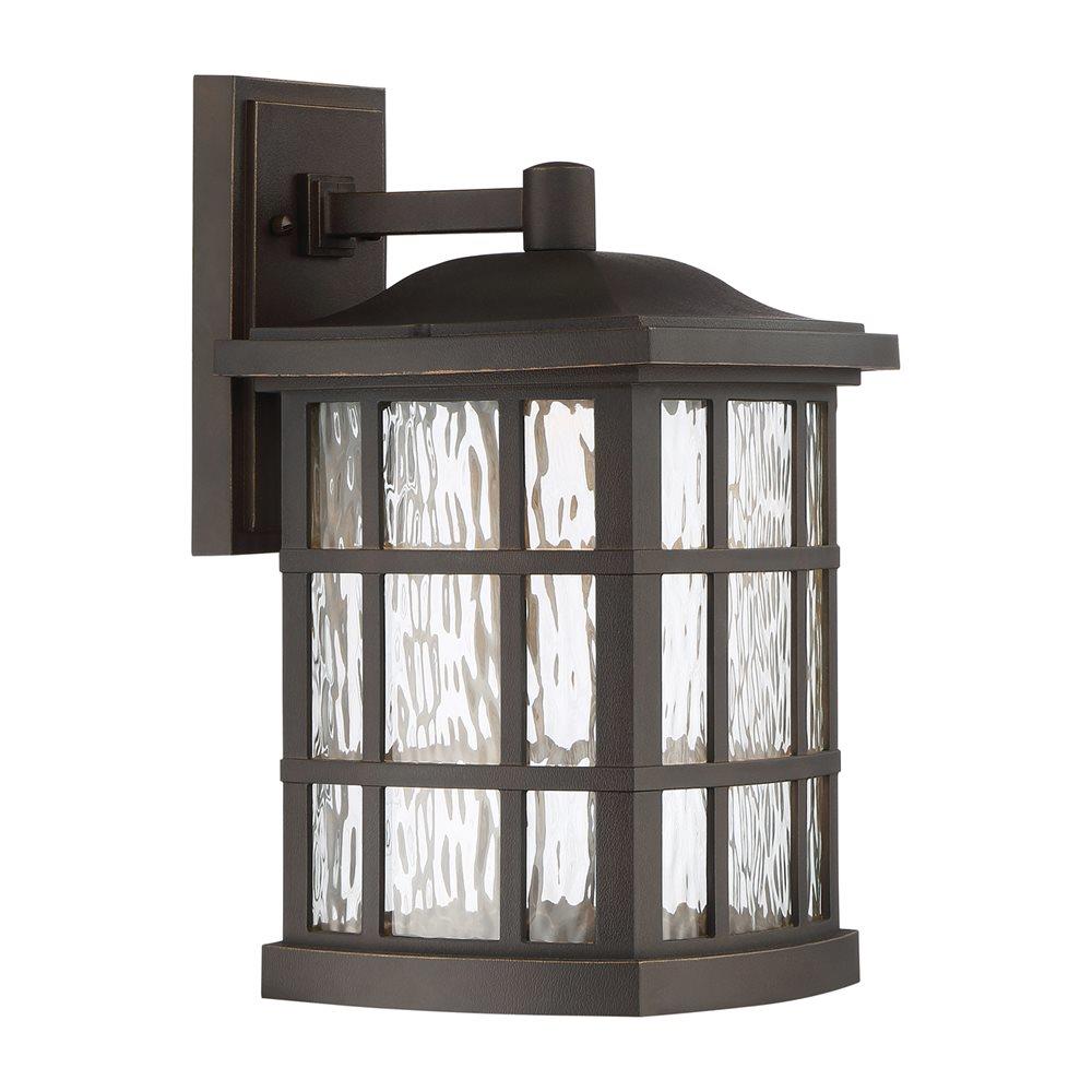 Quoizel Stonington 15-in H Palladian Bronze LED Outdoor Wall Light