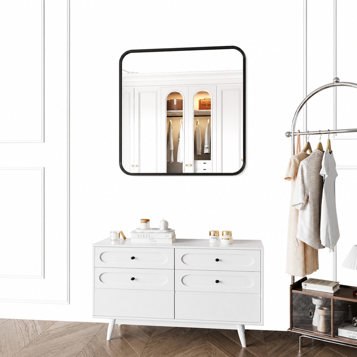 Aoibox LABQPMQ1 Framed-Bath-Mirrors - View #6