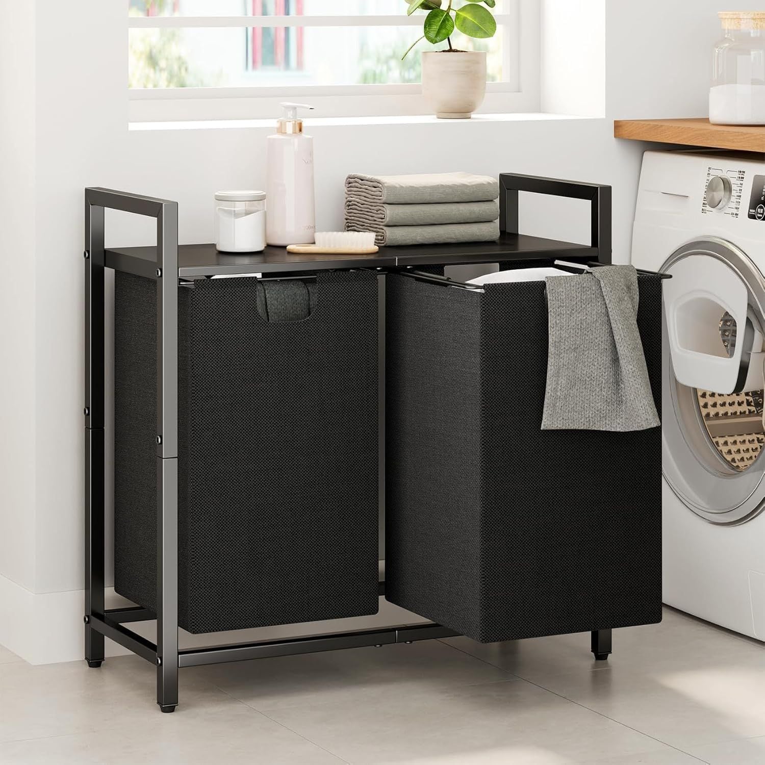 LAUNDRYCARTSINGLEPOLE + 2BASKETセット LAUNDRYCARTSINGLEPOLE +