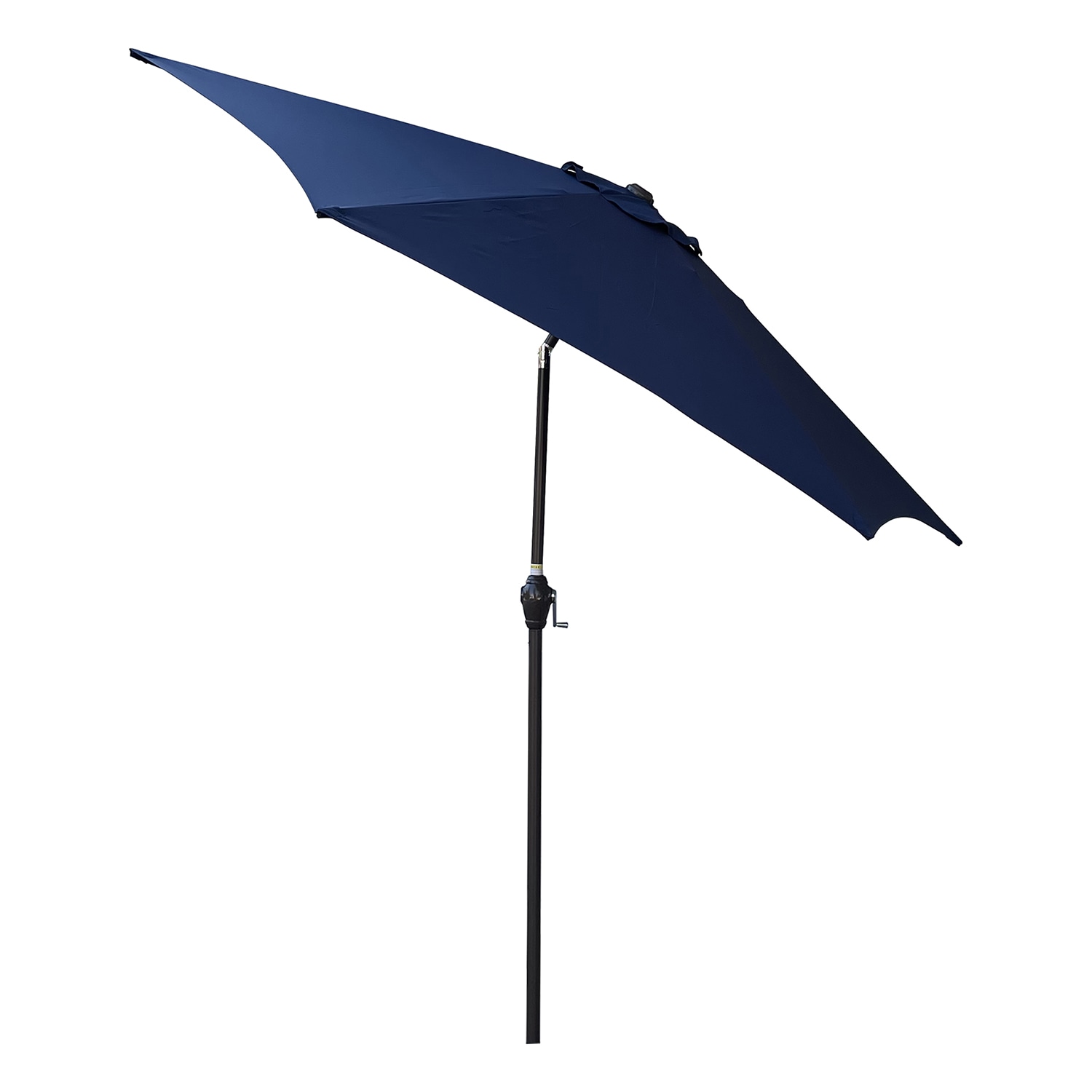SINOFURN SYA810019TN 9-ft Steel Navy Crank Garden Patio Umbrella