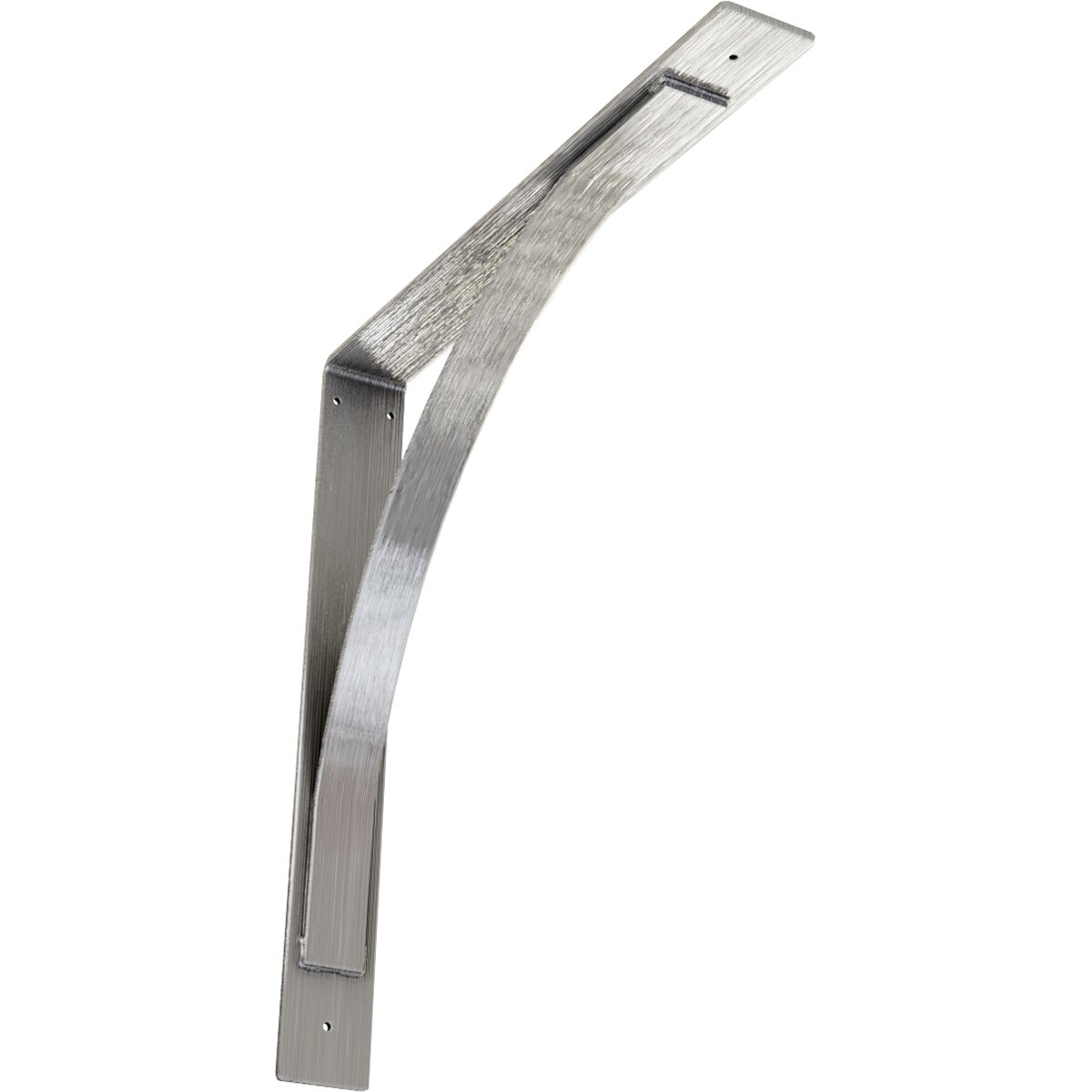 Ekena Millwork BKTM03X24X24MOCRS Morris Morris 24-in x 3-in x 24-in Stainless steel Steel Wall bracket