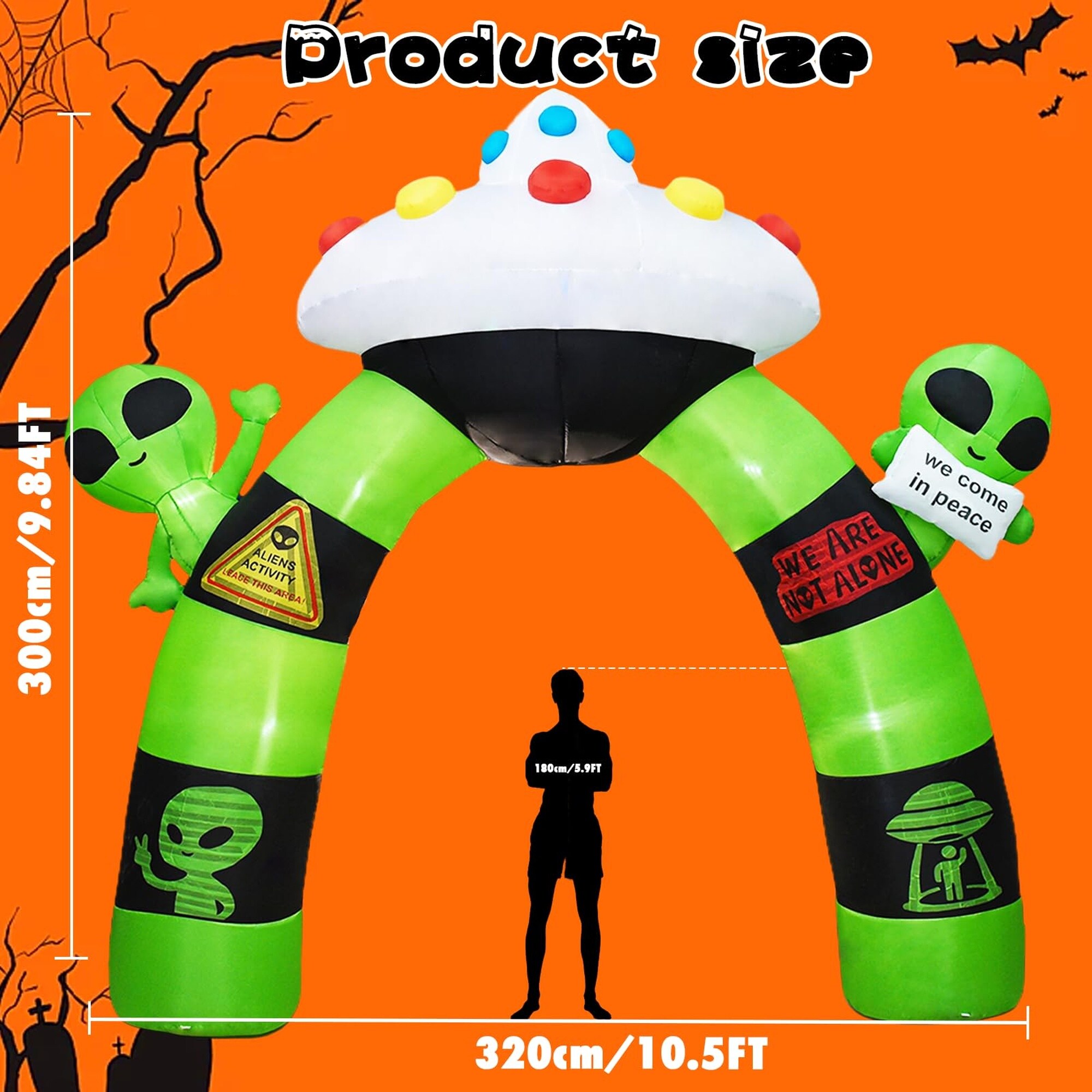 Numhew NHBEN538197 Outdoor-Halloween-Decor - View #2