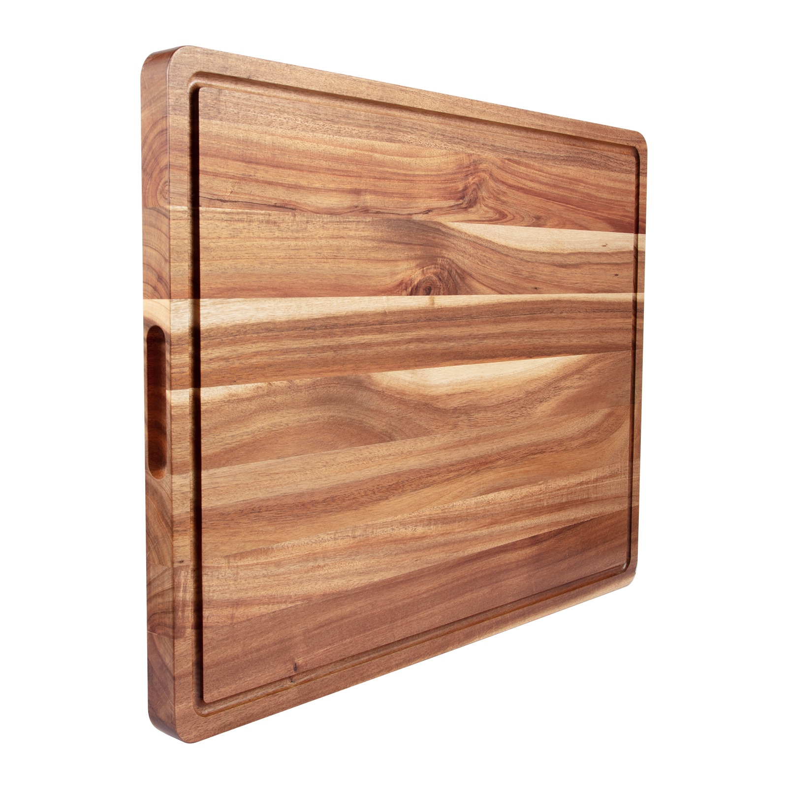 GarveeLife Extra Large Wood Cutting Board for Kitchen 20 x 15 inch Reversible Thick Acacia Wooden Butcher Block with Juice Groove  over Stove Cutting Board