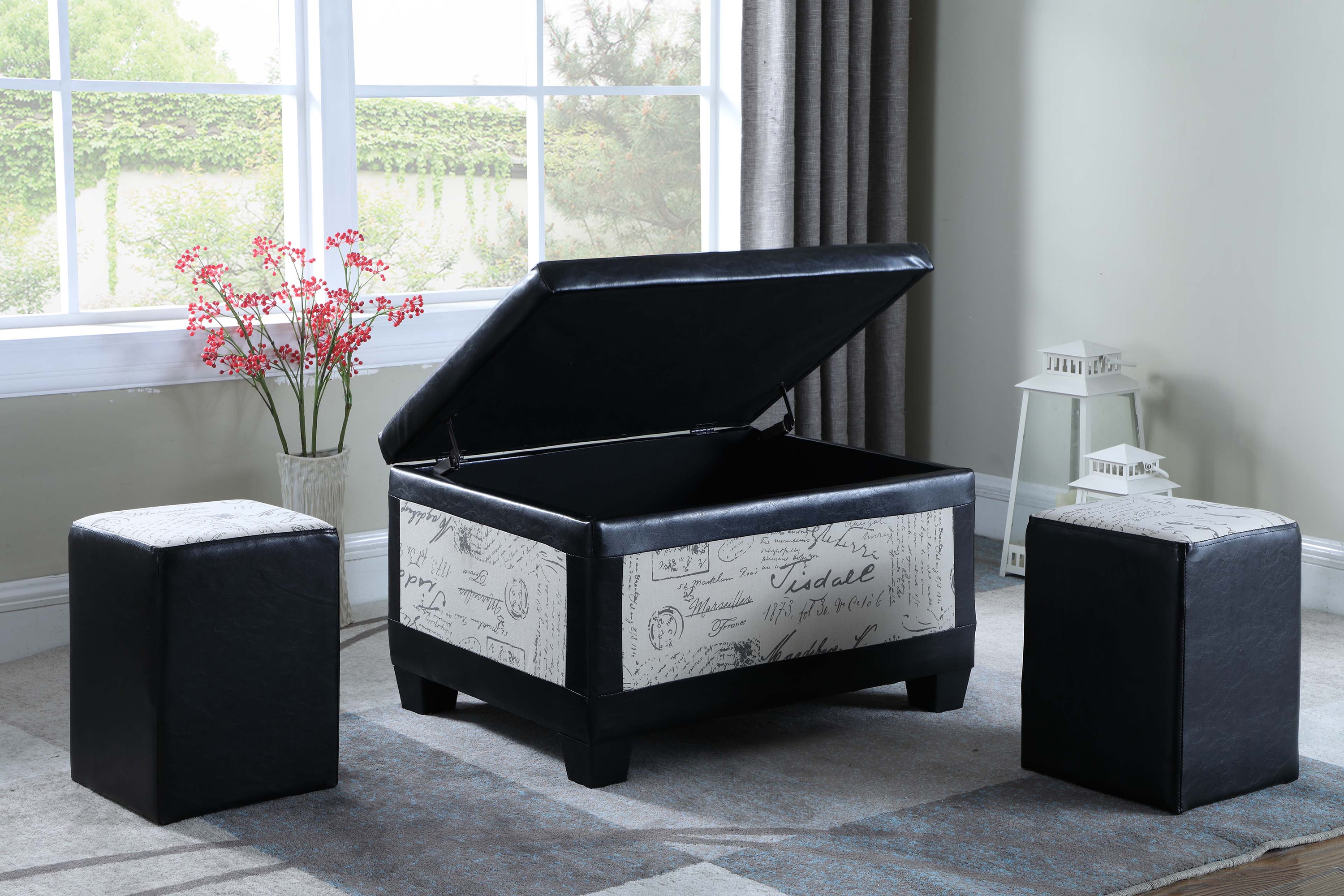 ORE International HB4751 Indoor-Ottomans - View #4
