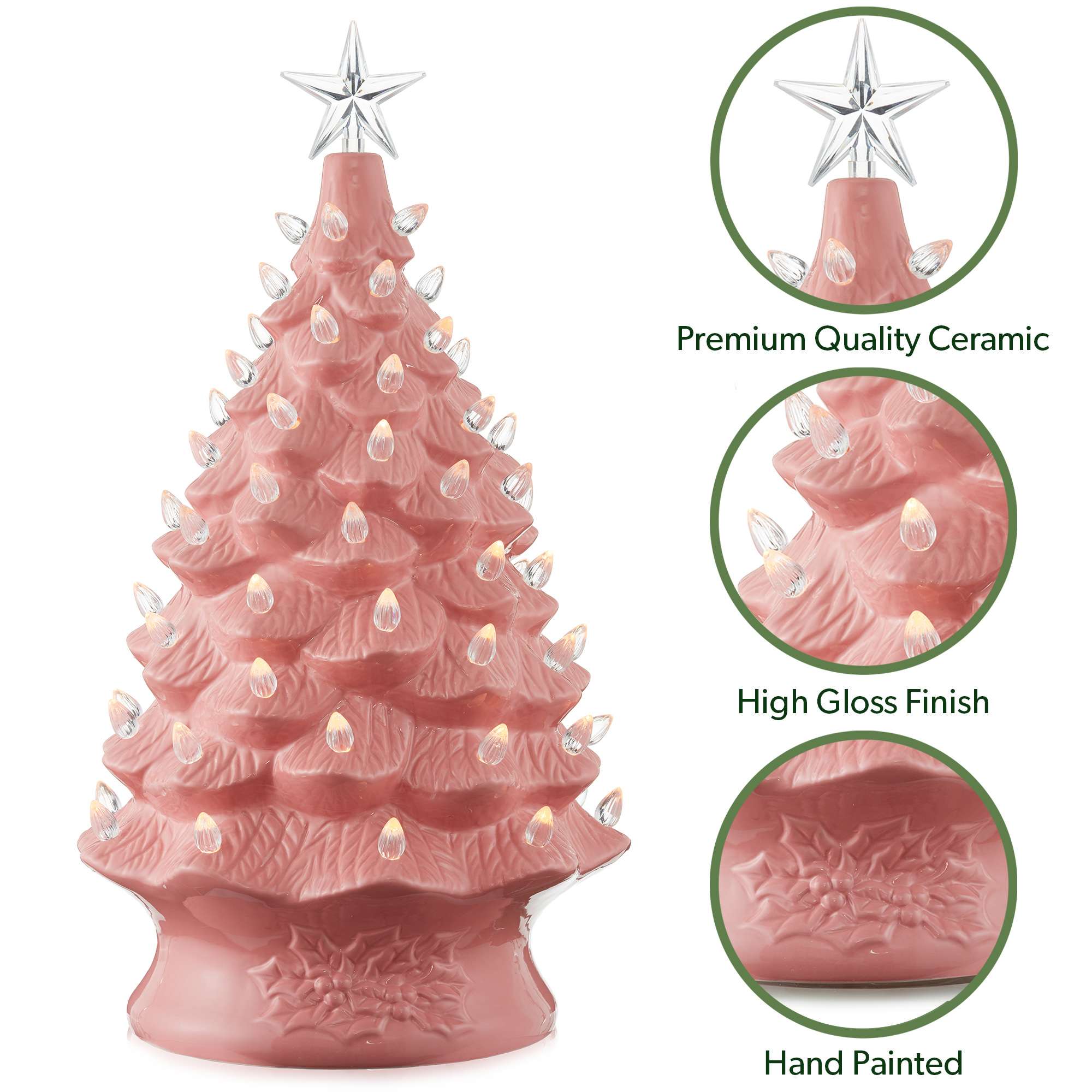 Casafield SZN-TR-9243-PNK Artificial-Christmas-Trees - View #5