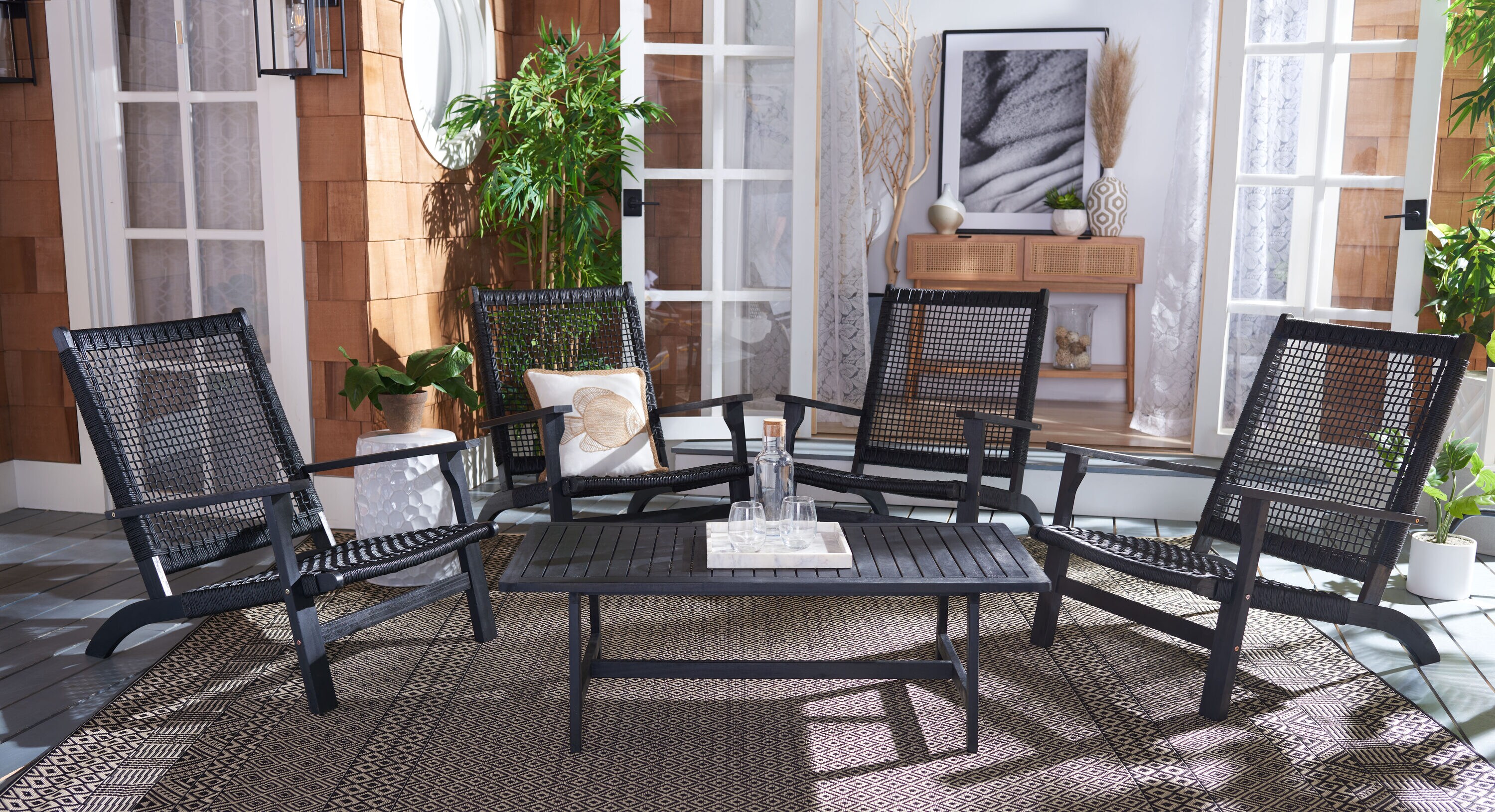 Safavieh PAT7079C Patio-Conversation-Sets - View #6