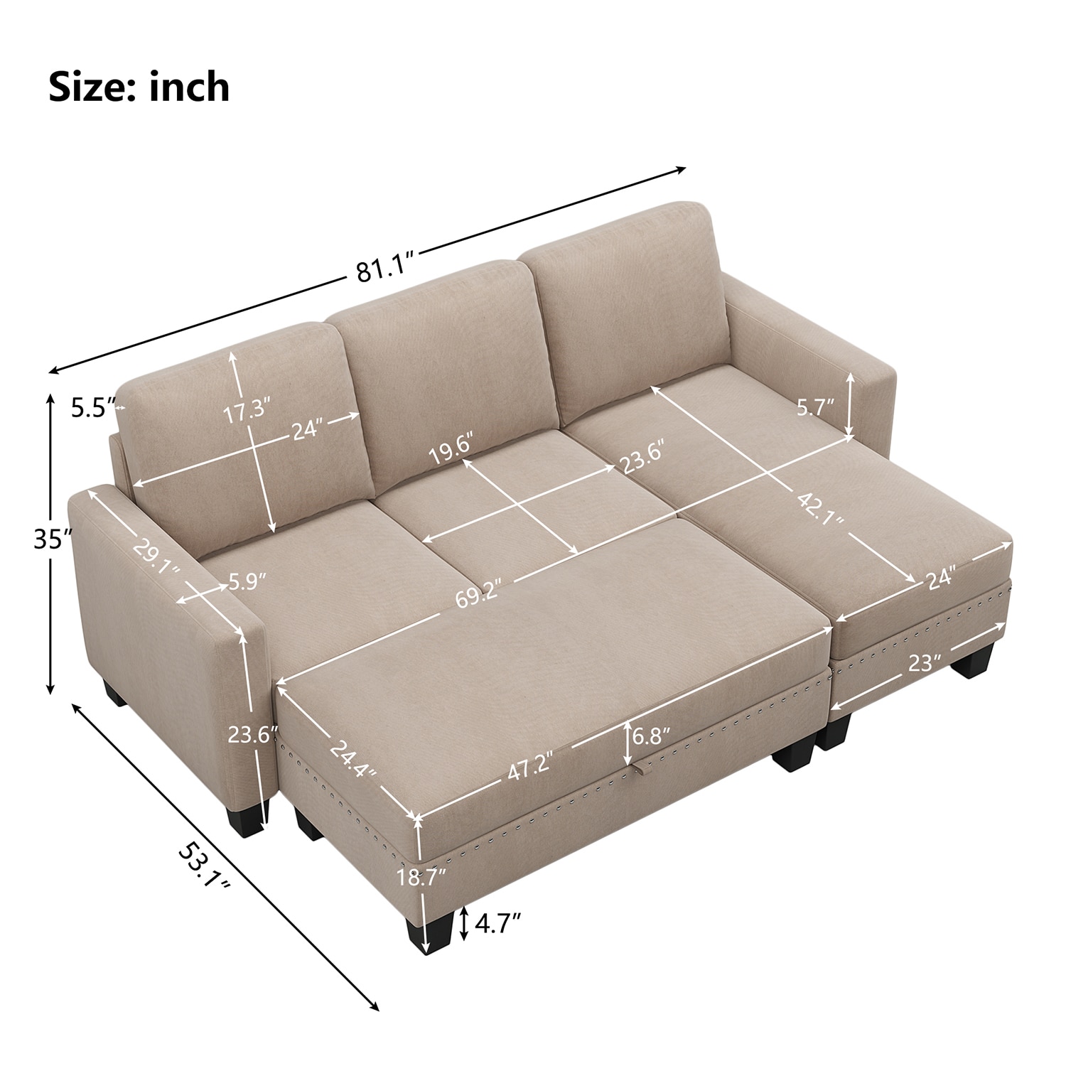 GZMR GZWF880477 Sofas-Loveseats - View #12