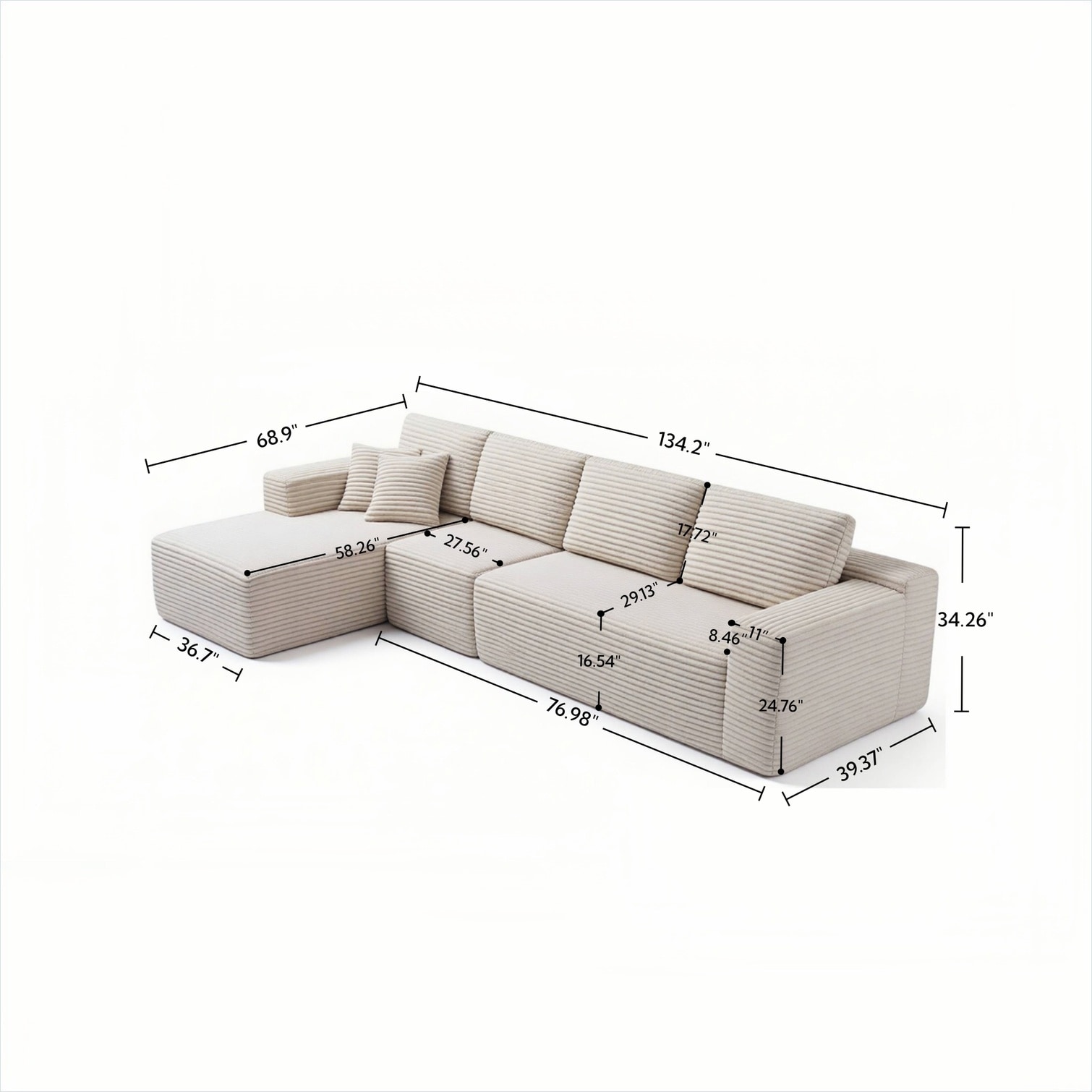 Naturefalls R1EYDGTI8EAB Sofas-Loveseats - View #8