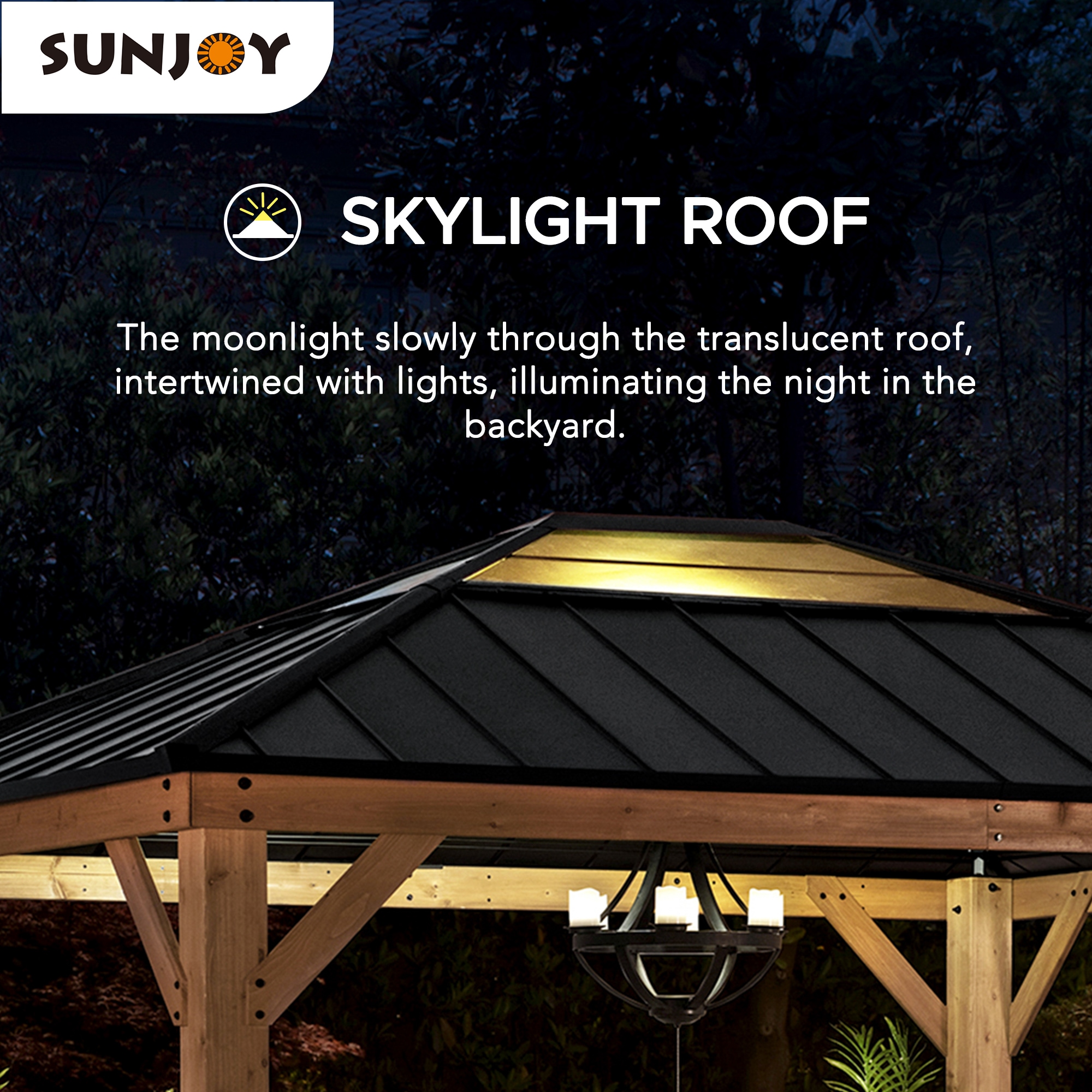 Sunjoy A102005801 Wood-Resin-Gazebos - View #8