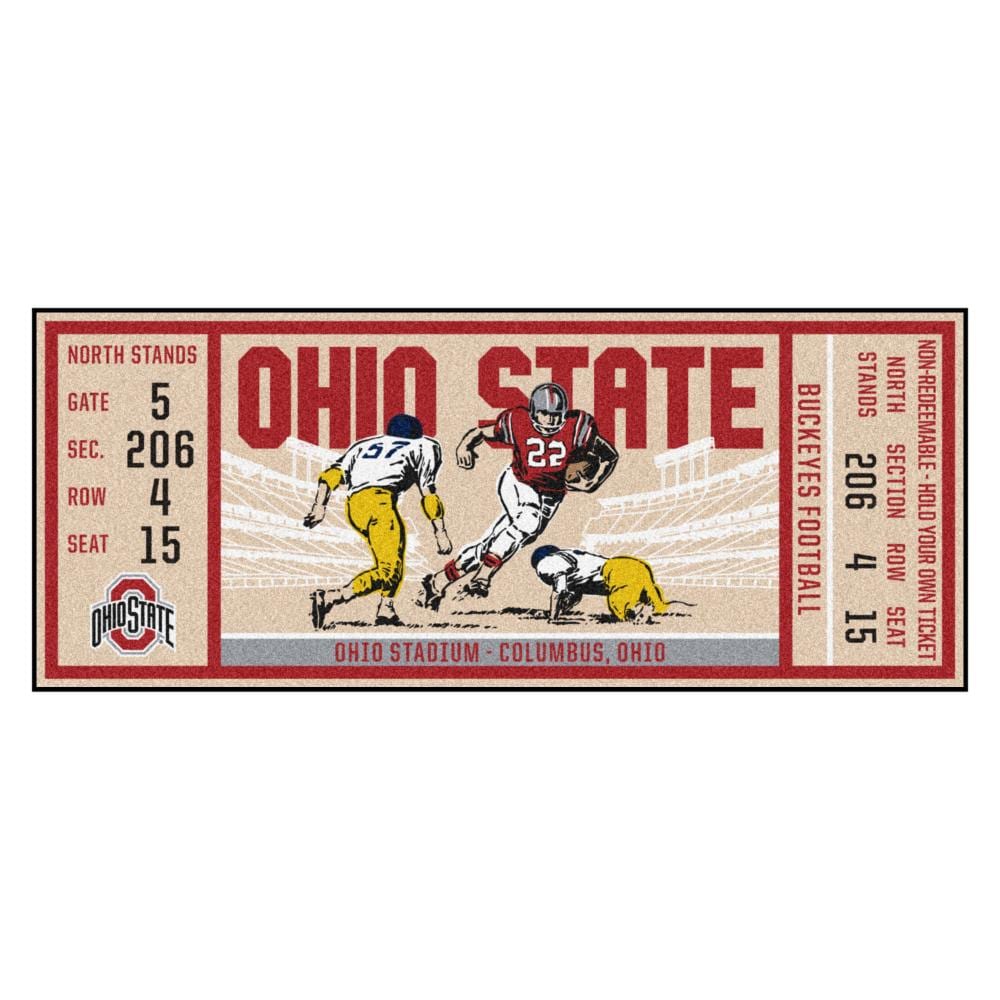 Approx 7'8"x10'9" 8x11 Milliken Ohio State Buckeyes NCAA Home Field Area Rug 