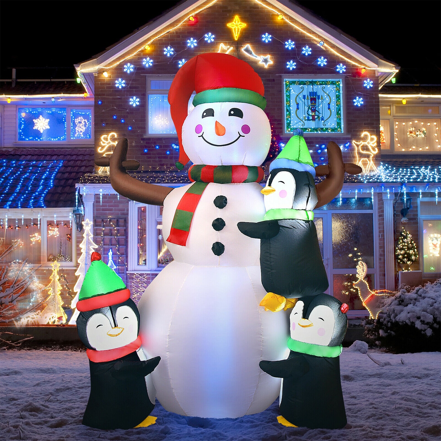 WELLFOR HYG23741US Christmas-Inflatables - View #2